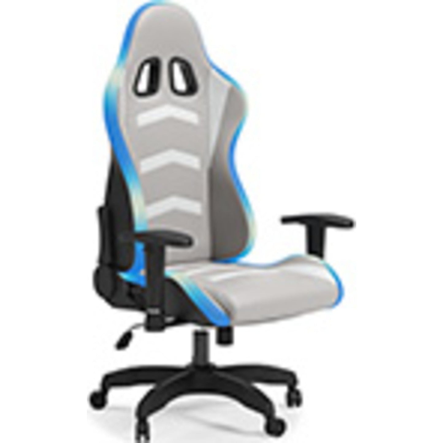 Lynxtyn Office Chair - White/Gray