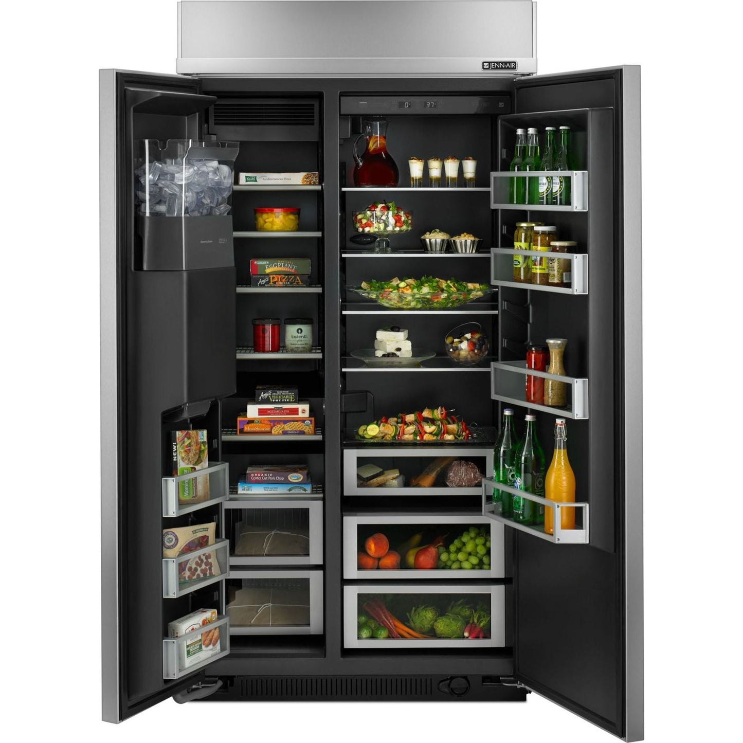 JennAir Side x Side Fridge (JS42PPDUDE) - Stainless Steel
