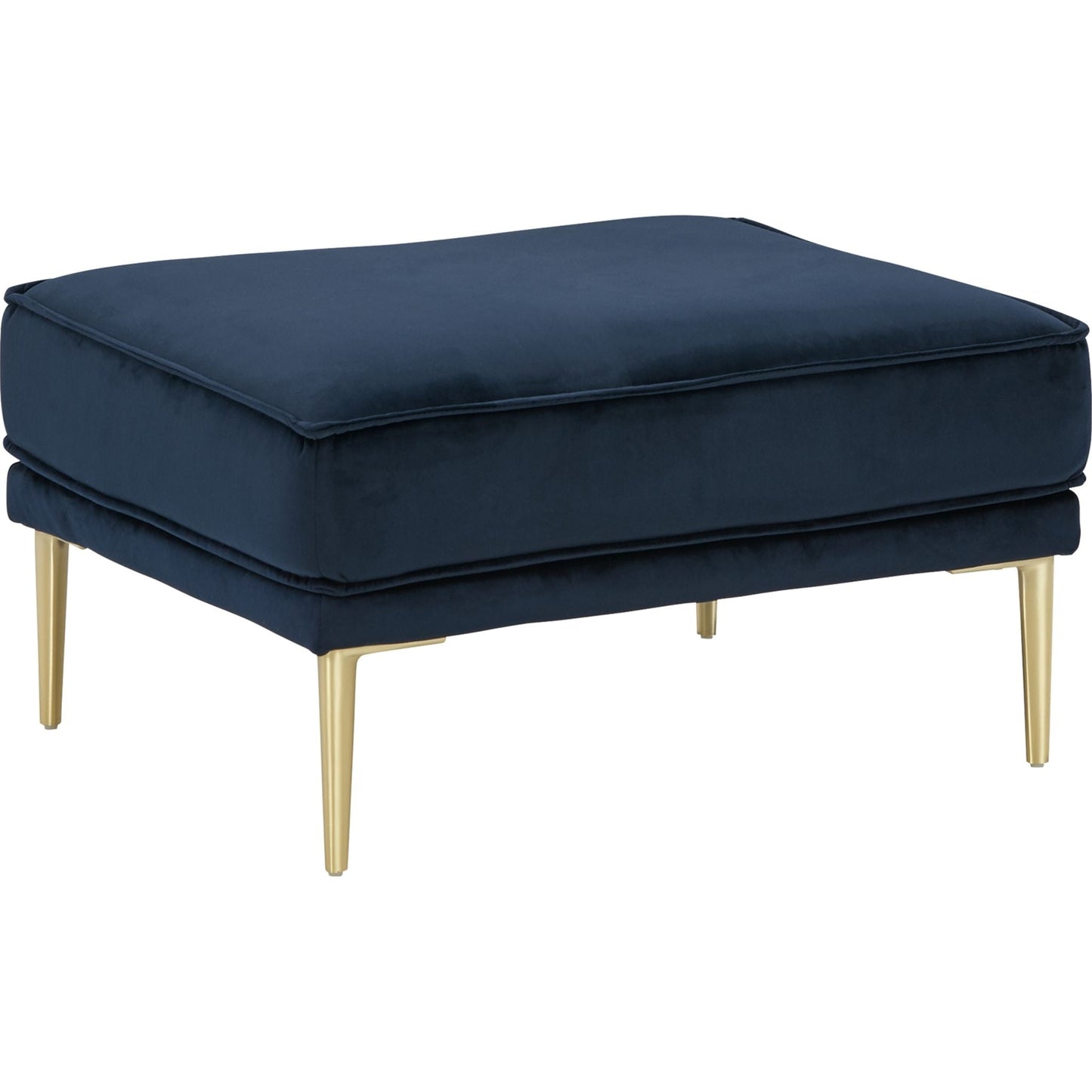 Macleary Ottoman - Navy