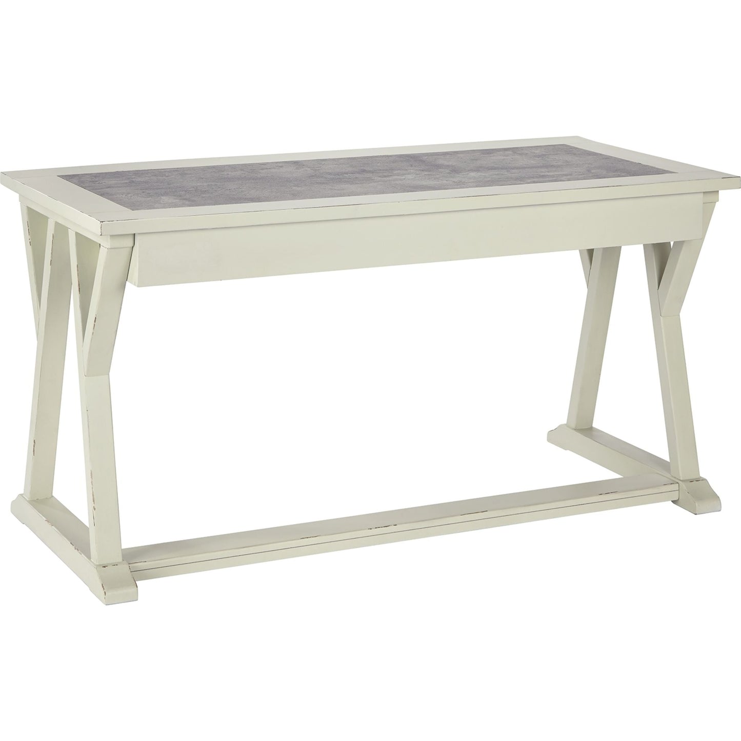 Jonileene Desk - White/Gray