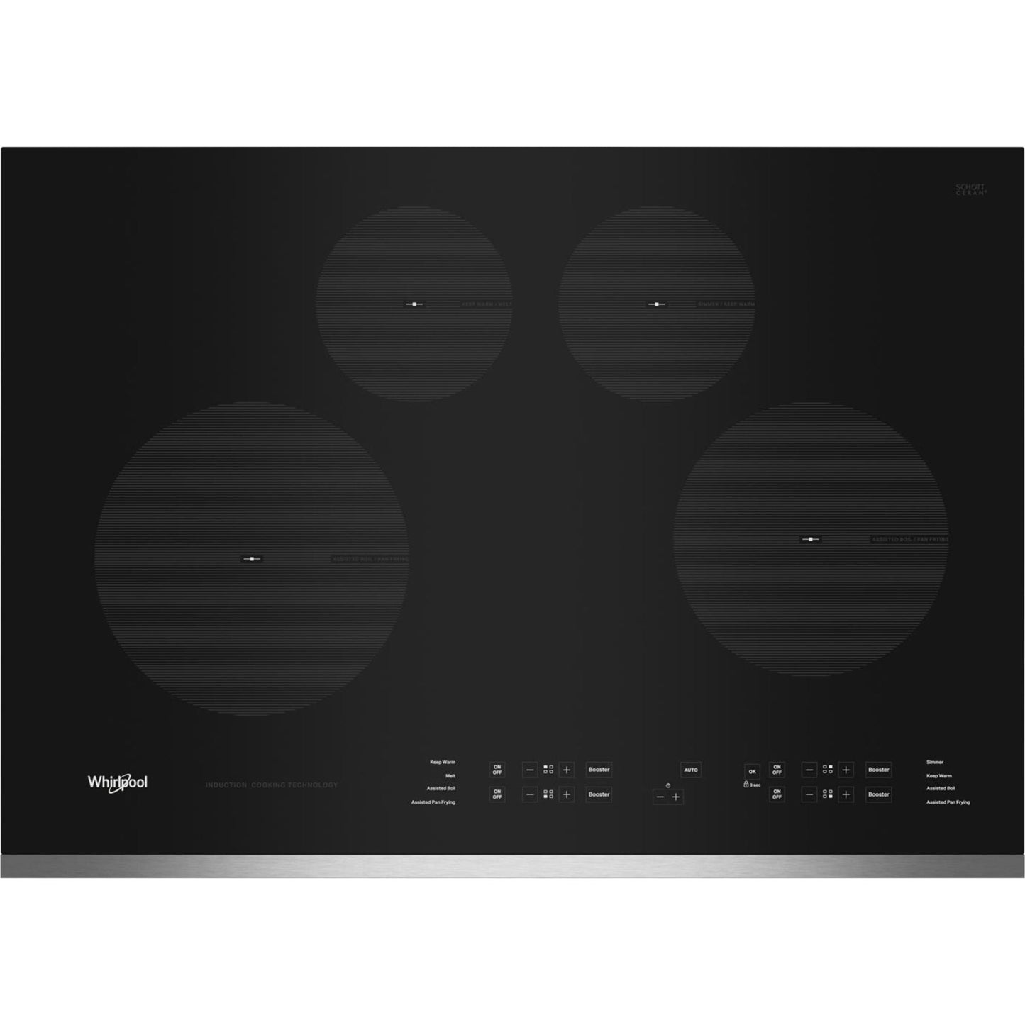 Whirlpool 30" Cooktop (WCI55US0JS) - Stainless Steel