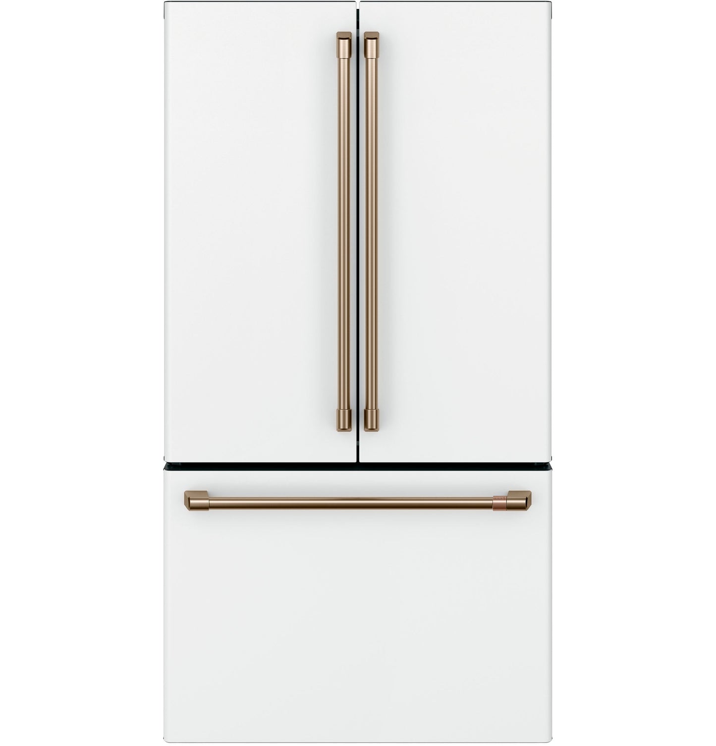 Café Energy Star® 23.1 Cu. Ft. Counter-Depth French-Door Refrigerator Matte White - CWE23SP4MW2