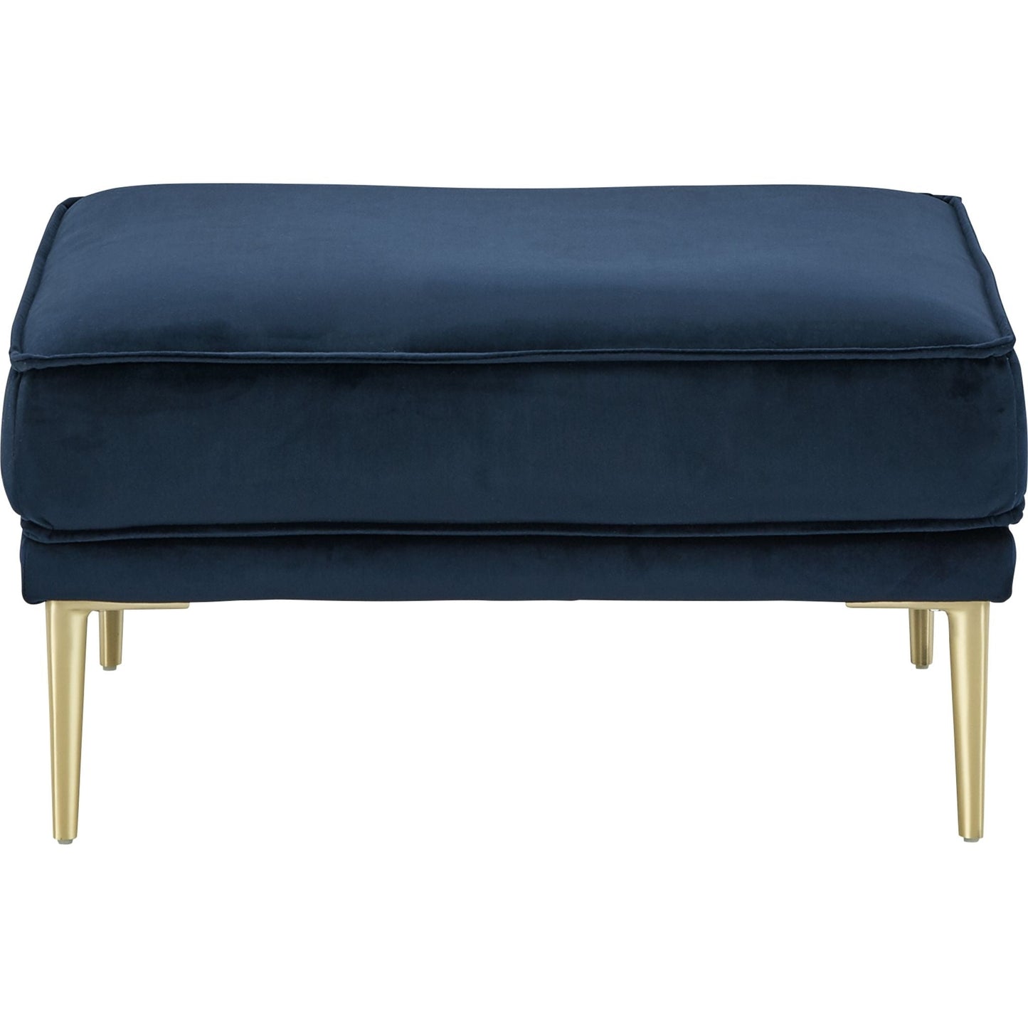 Macleary Ottoman - Navy