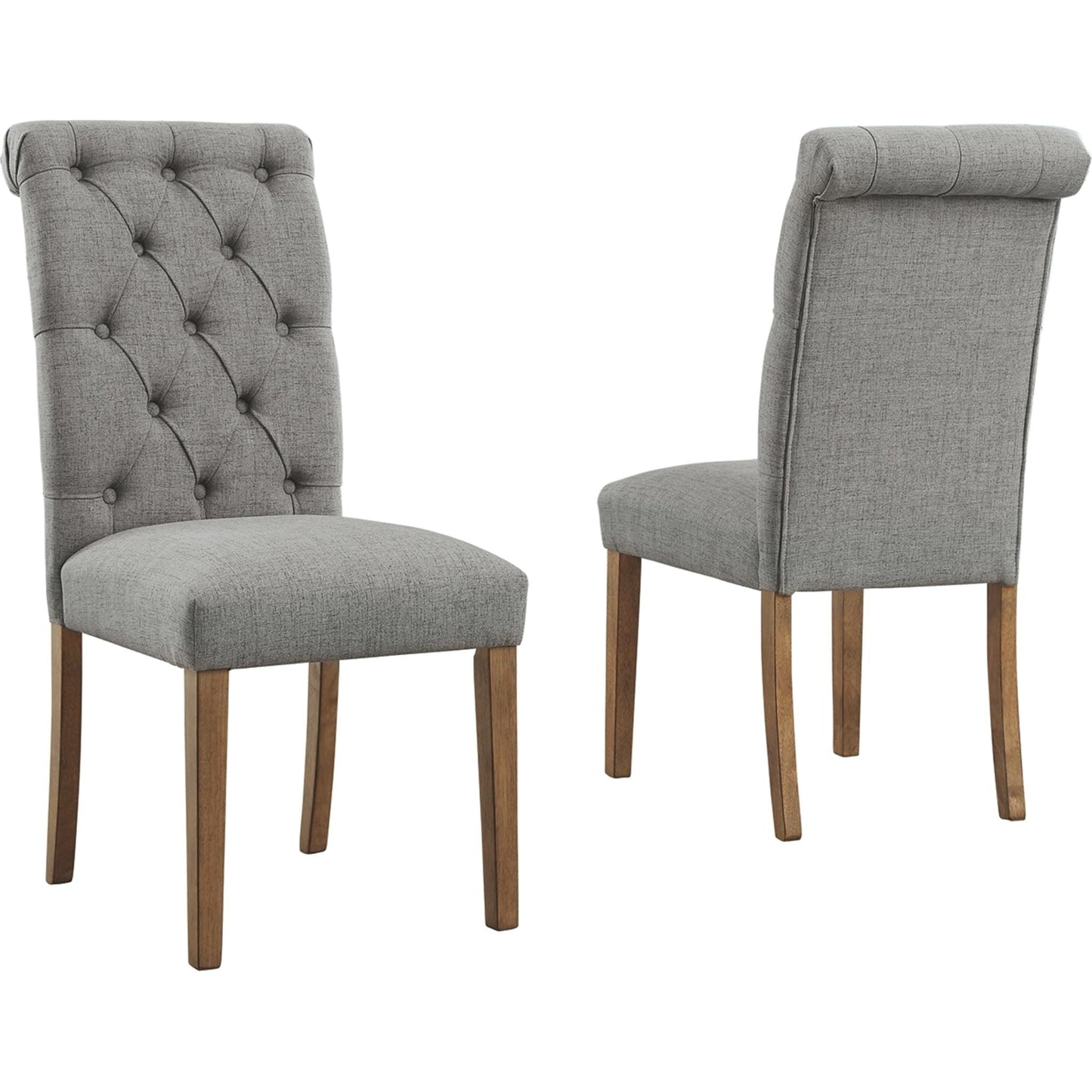 Harvina Upholstered Side Chair - Gray - (D324-01)
