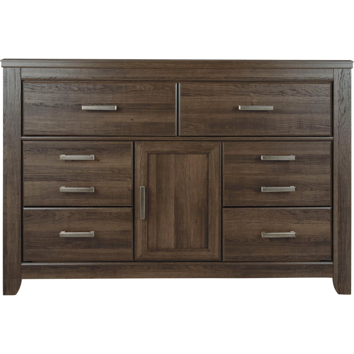 Juararo 6 Piece Queen Bedroom - Dark Brown