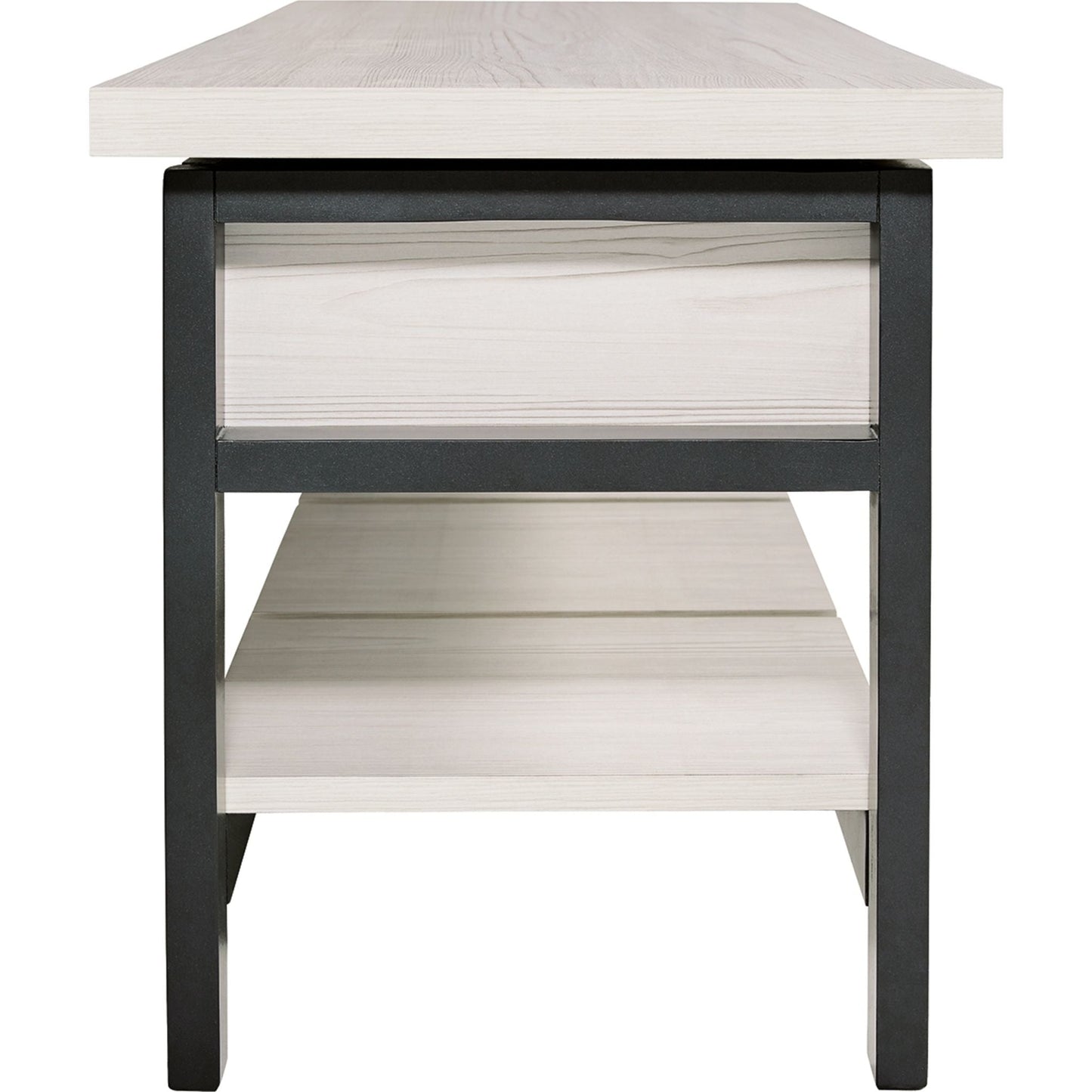 Rhyson Storage Bench - White