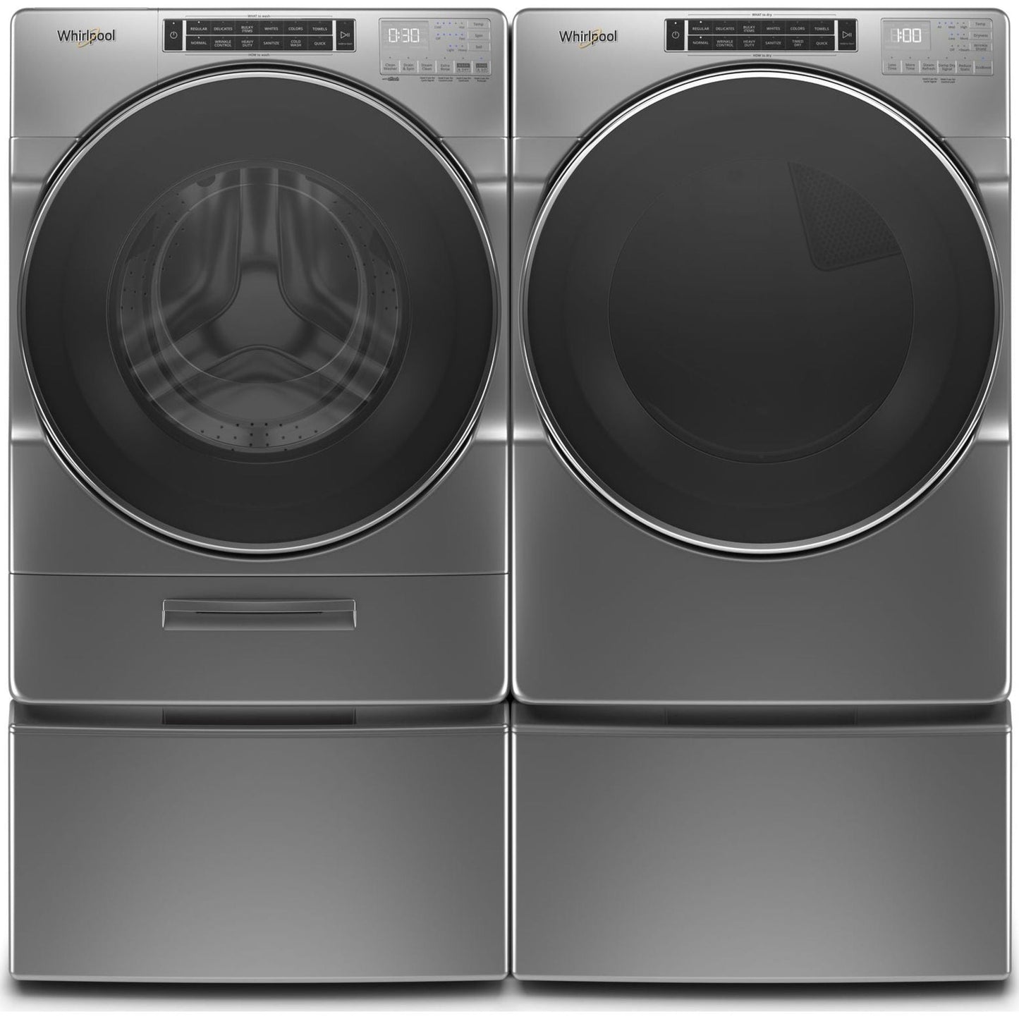 Whirlpool Gas Dryer (WGD8620HC) - Chrome Shadow