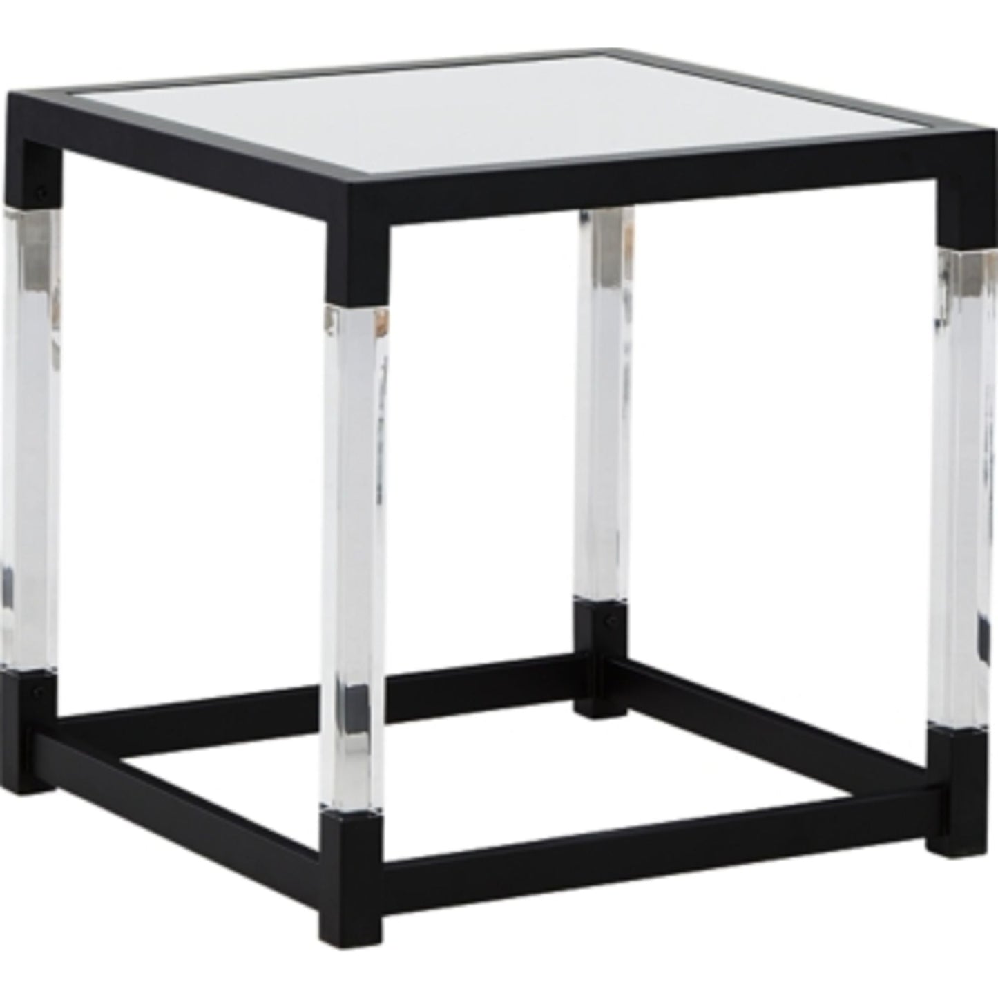 Nallynx End Table - Metallic Gray