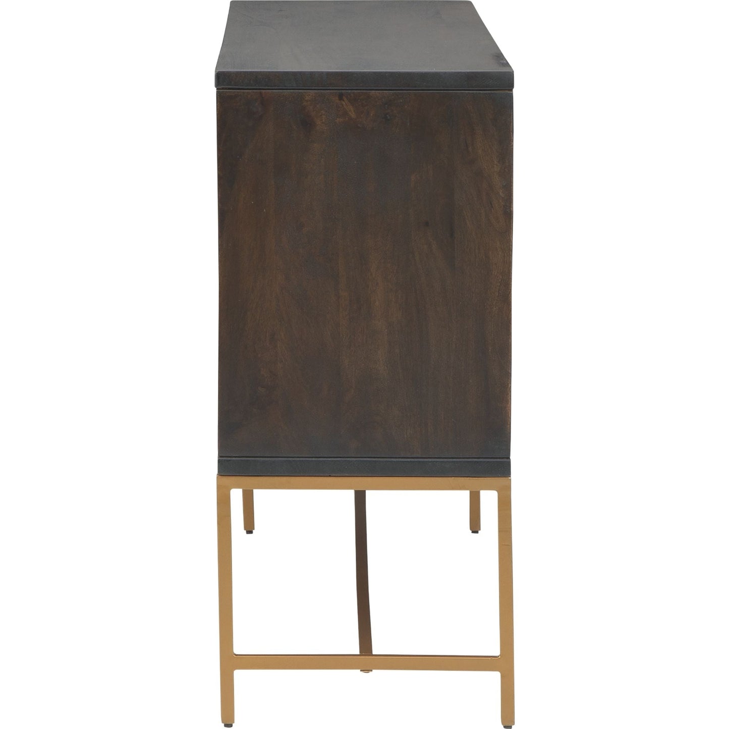 Elinmore Accent Cabinet - Brown/Gold Finish