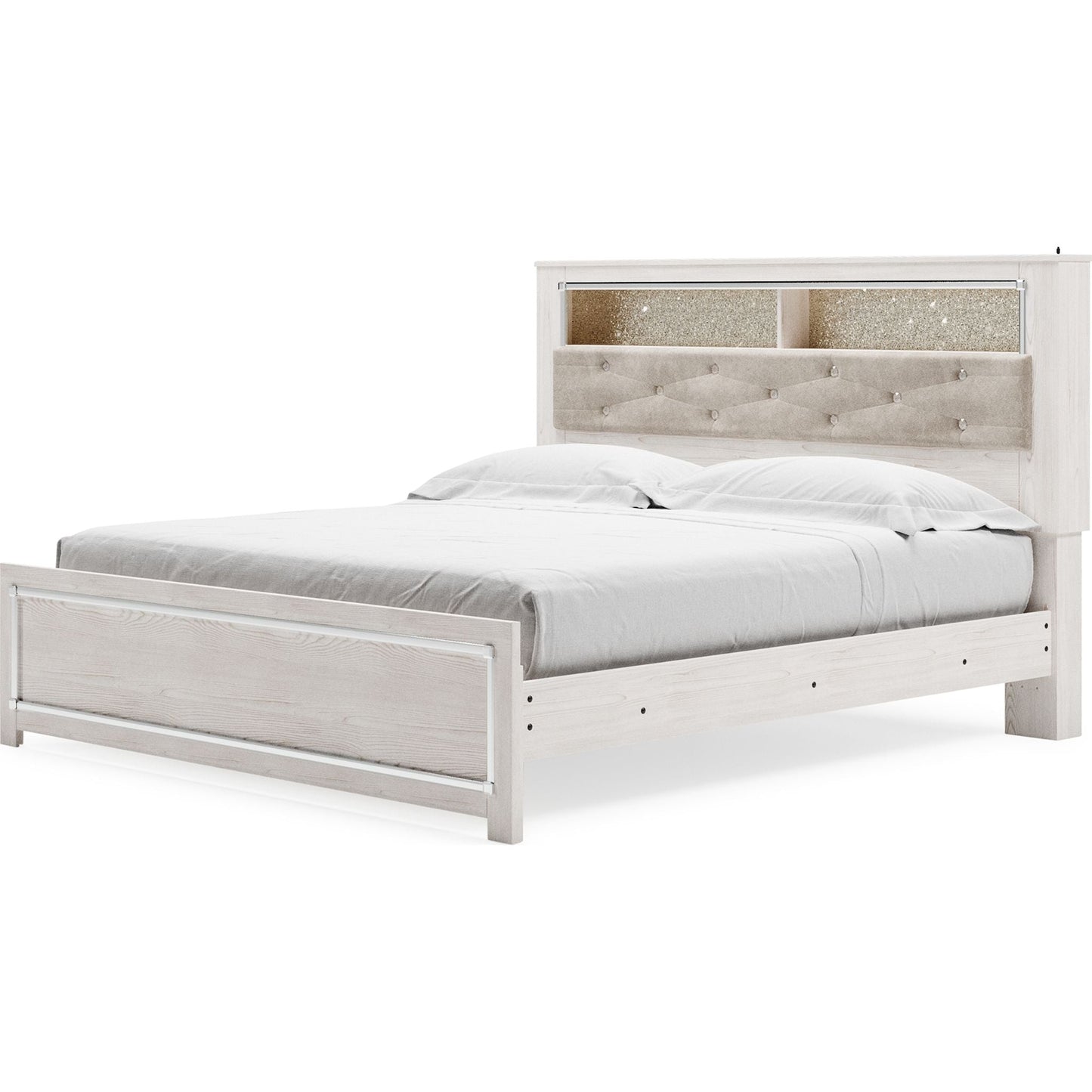 Oliah 3 Piece King Bed - White