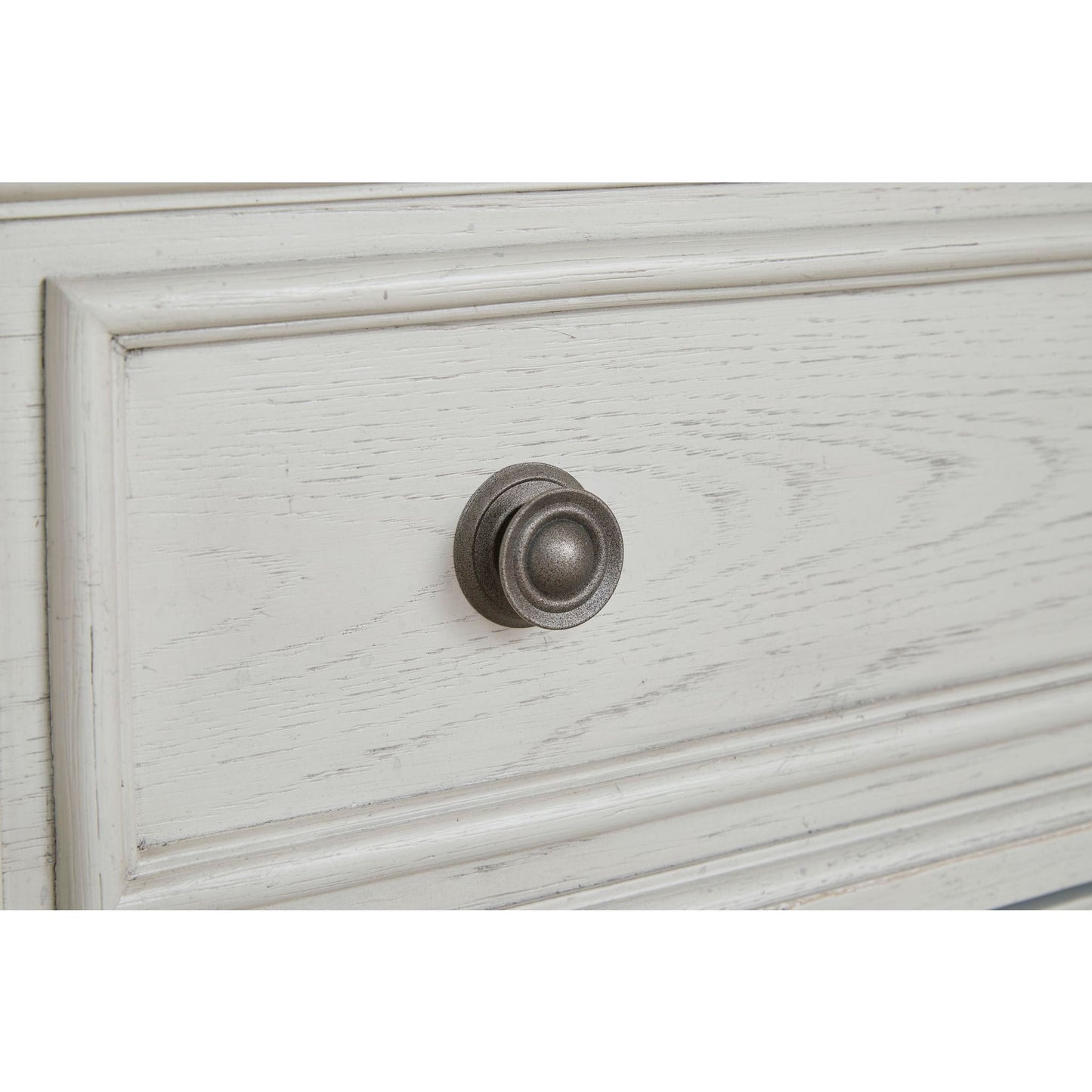 Robbinsdale 5 Piece King Panel Bedroom - Antique White