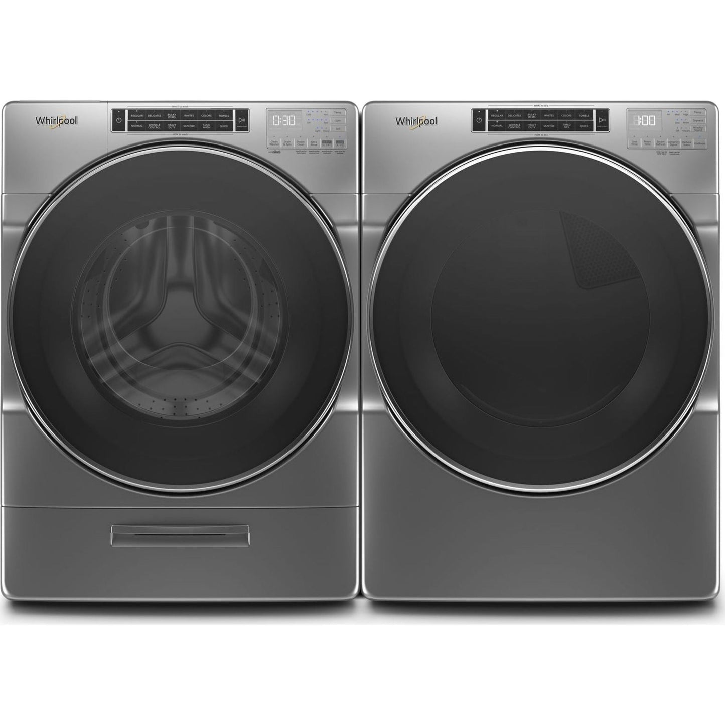 Whirlpool Gas Dryer (WGD8620HC) - Chrome Shadow
