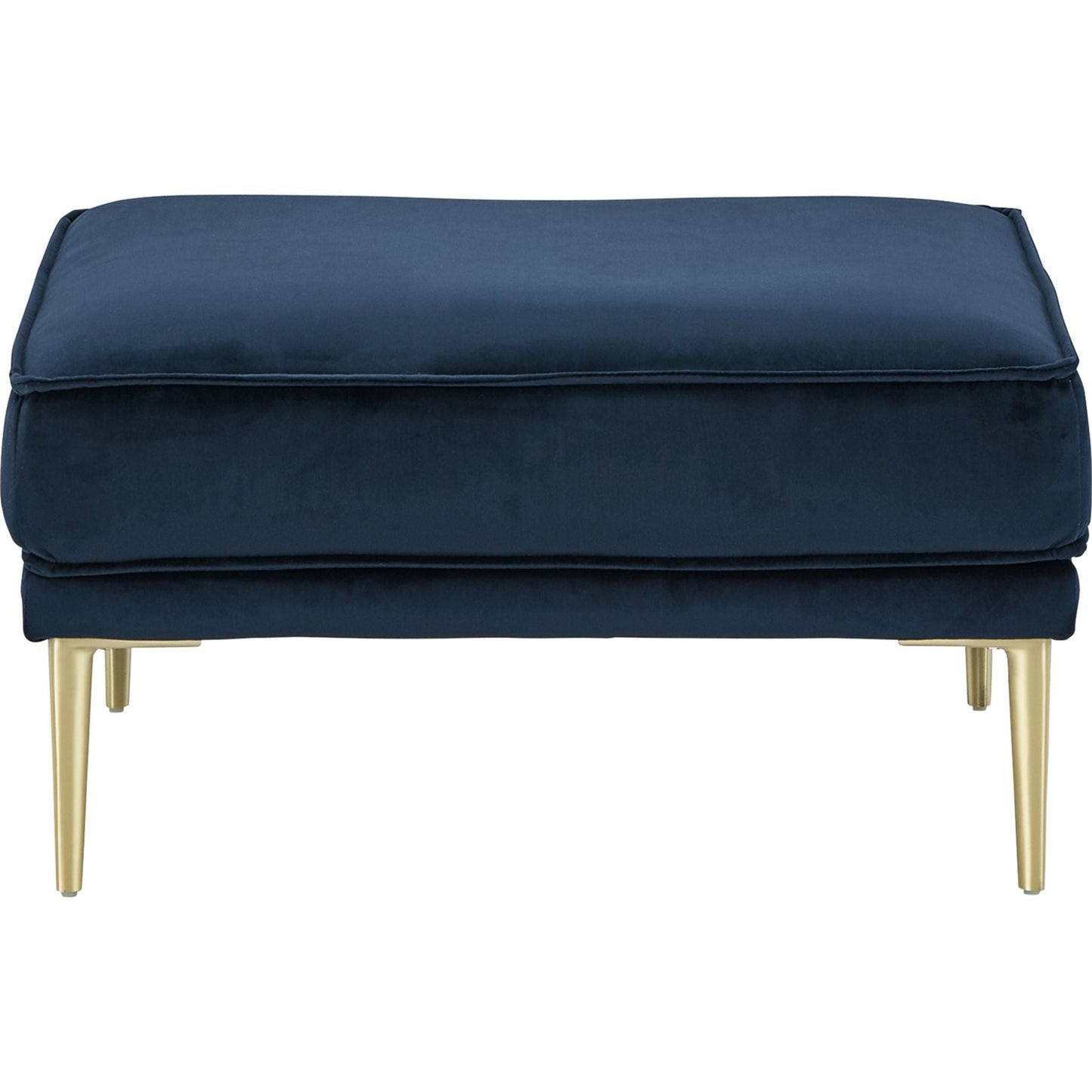 Macleary Ottoman - Navy