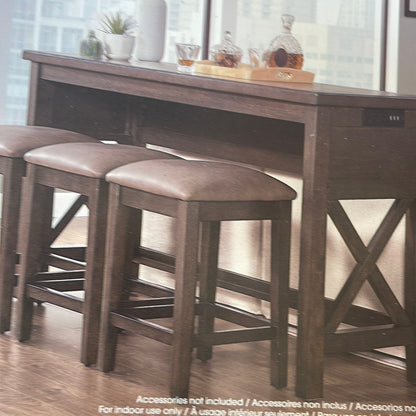 Bar stools with table