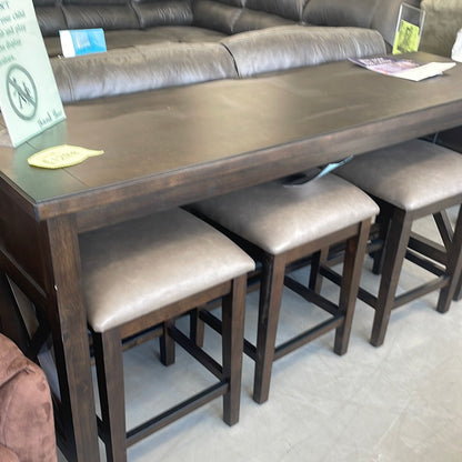 Bar stools with table