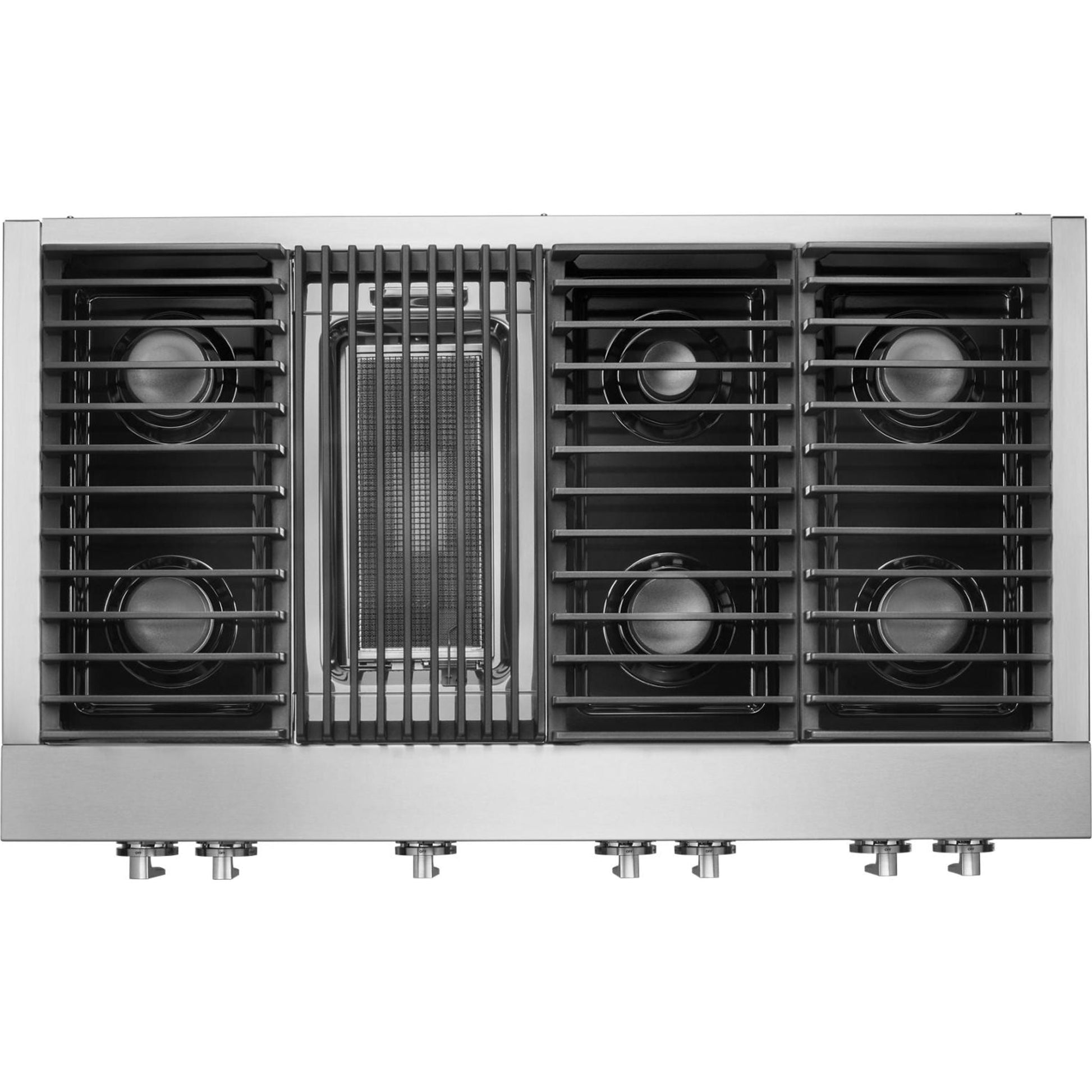 JennAir 48" Gas Cooktop (JGCP648HM) - Floating Glass Black
