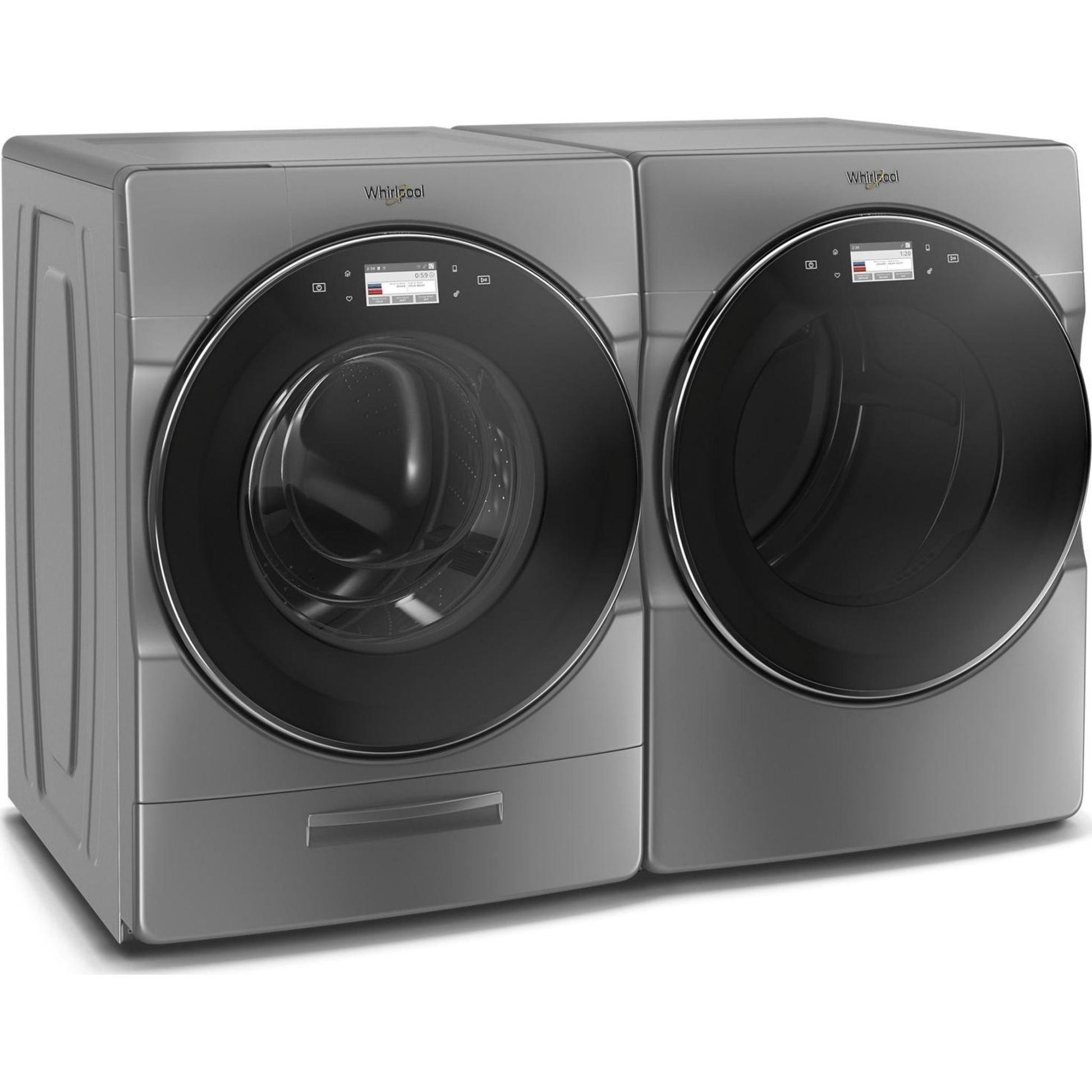 Whirlpool Front Load Washer (WFW9620HC) - Chrome Shadow