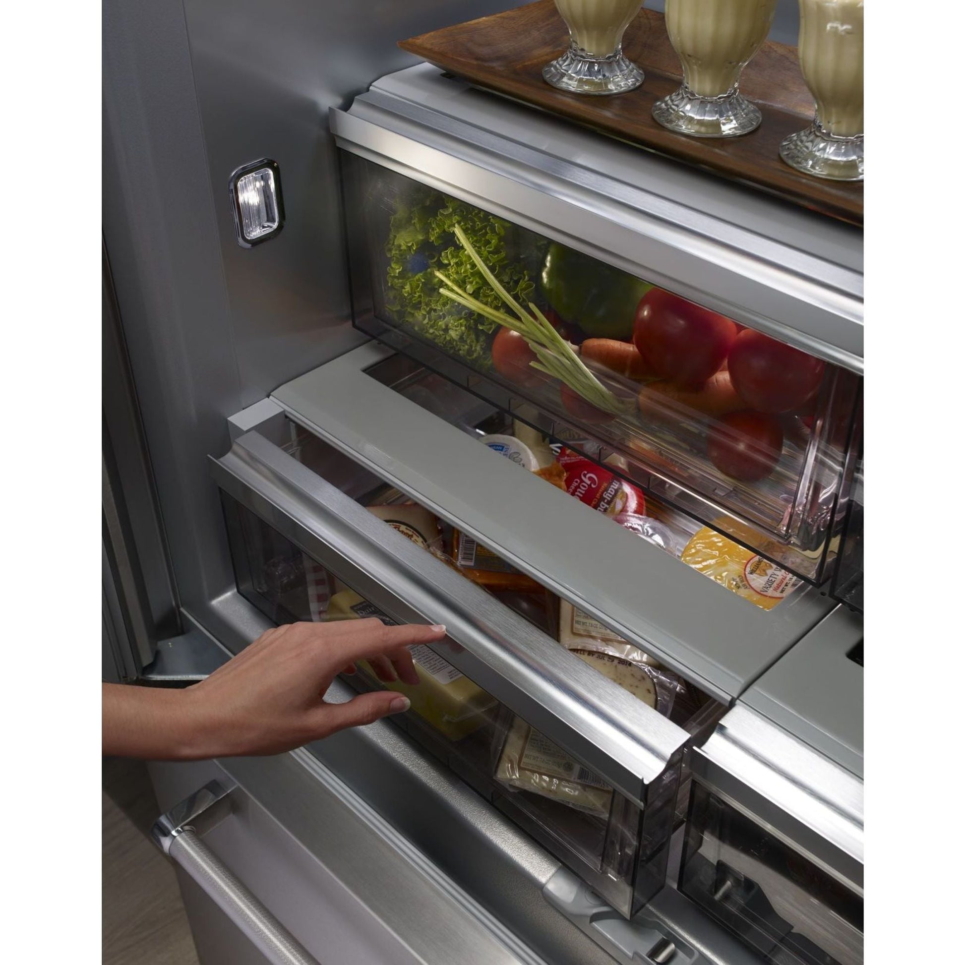 KitchenAid French Door Fridge (KBFN502ESS) - Stainless Steel