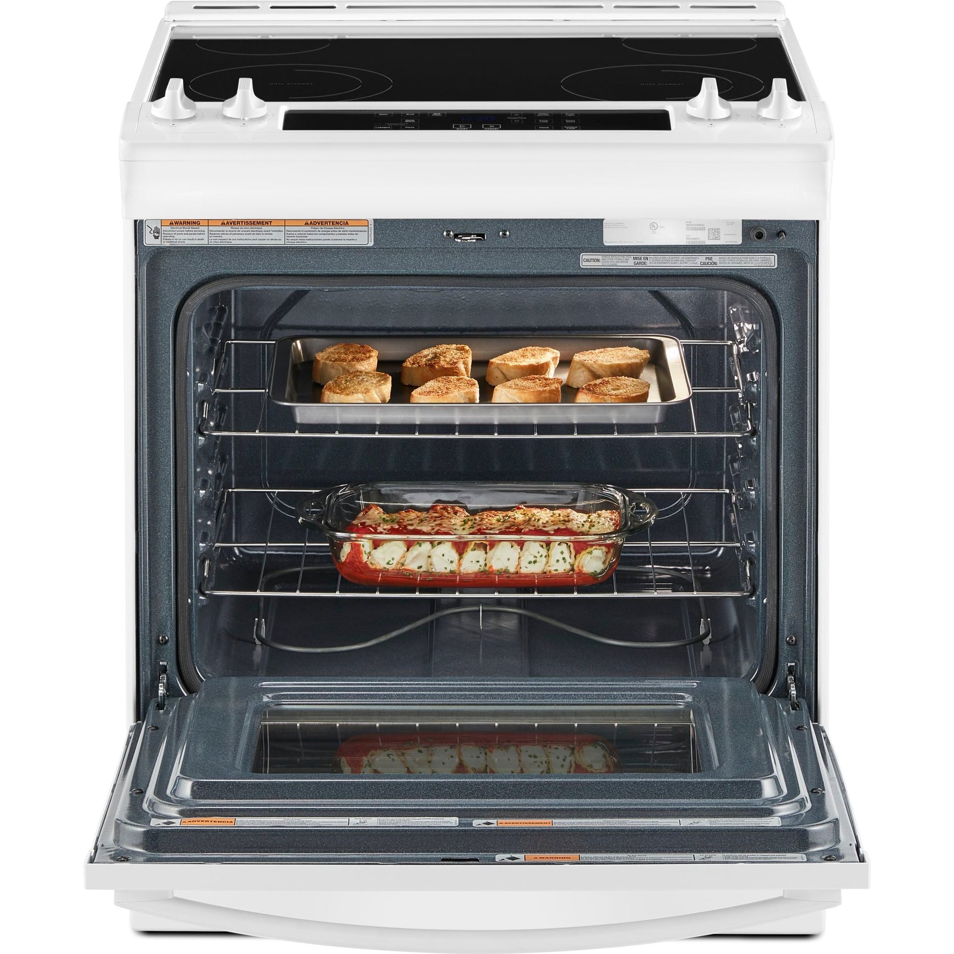 Whirlpool Electric Range (YWEE515S0LW) - WHITE