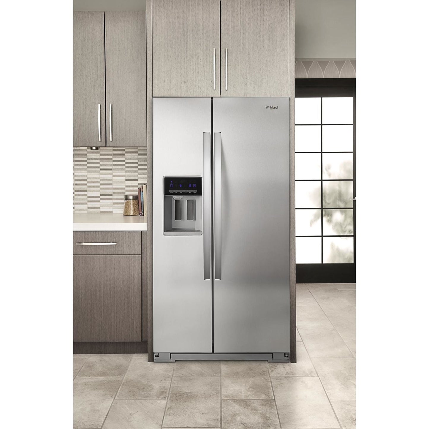 Whirlpool Side x Side Fridge (WRS571CIHZ) - Stainless Steel