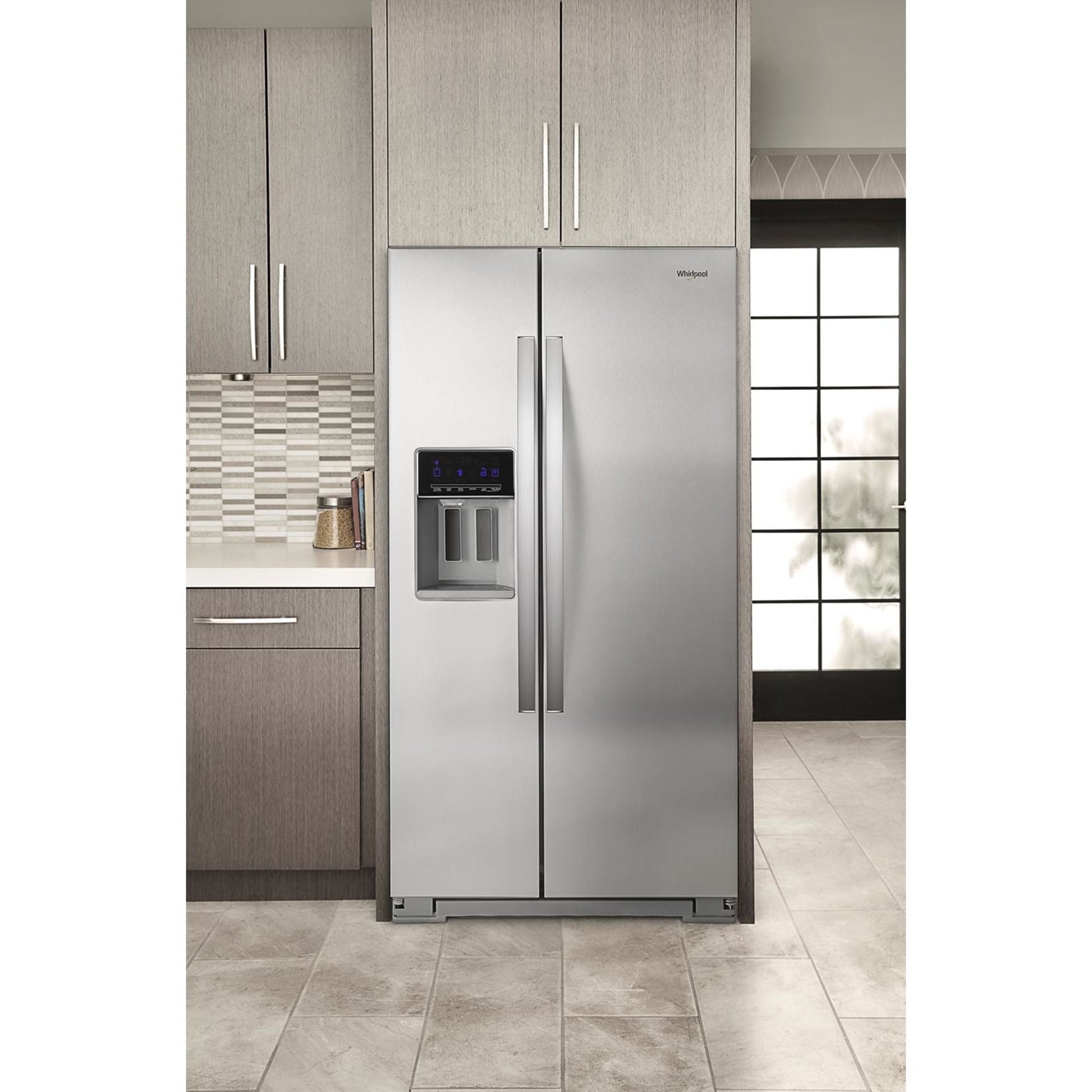 Whirlpool Side x Side Fridge (WRS571CIHZ) - Stainless Steel