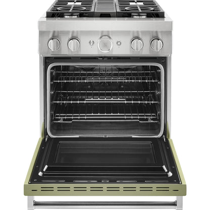 KitchenAid Dual Fuel Range (KFDC500JAV) - Avocado Cream