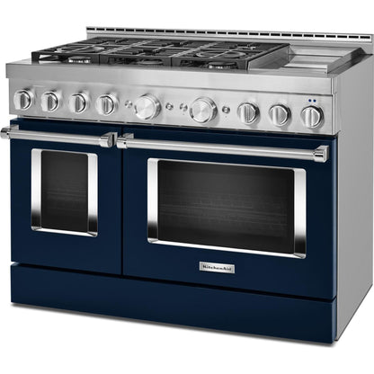 KitchenAid Gas Range (KFGC558JIB) - Ink Blue