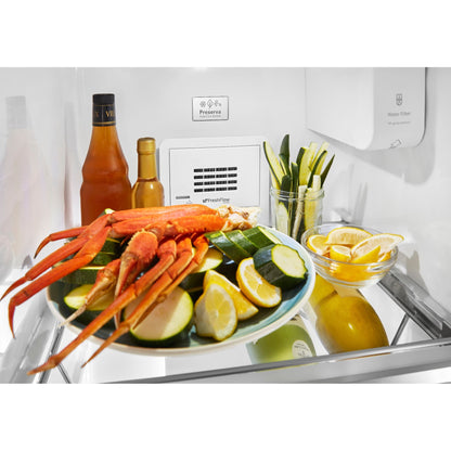 KitchenAid Counter Depth Fridge (KRSC700HBS) - Black Stainless