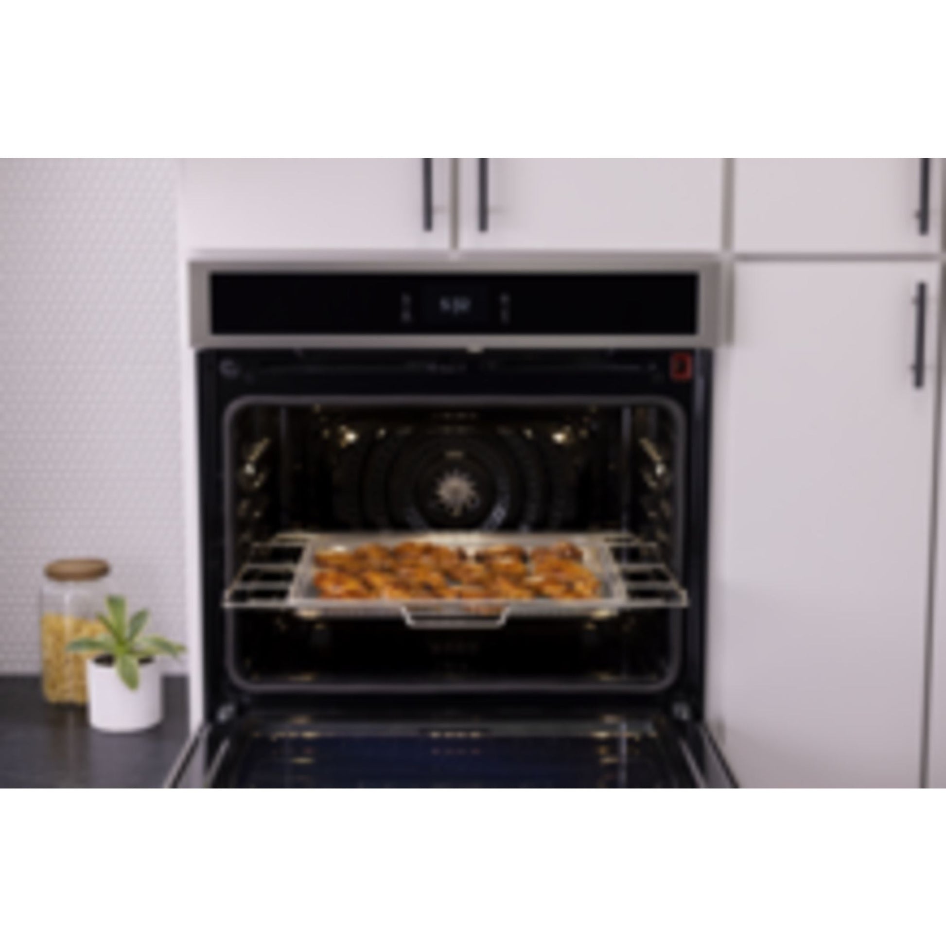 Frigidaire Gallery 30" True Convection Wall Oven (GCWS3067AD) - Black Stainless, SmudgeProof