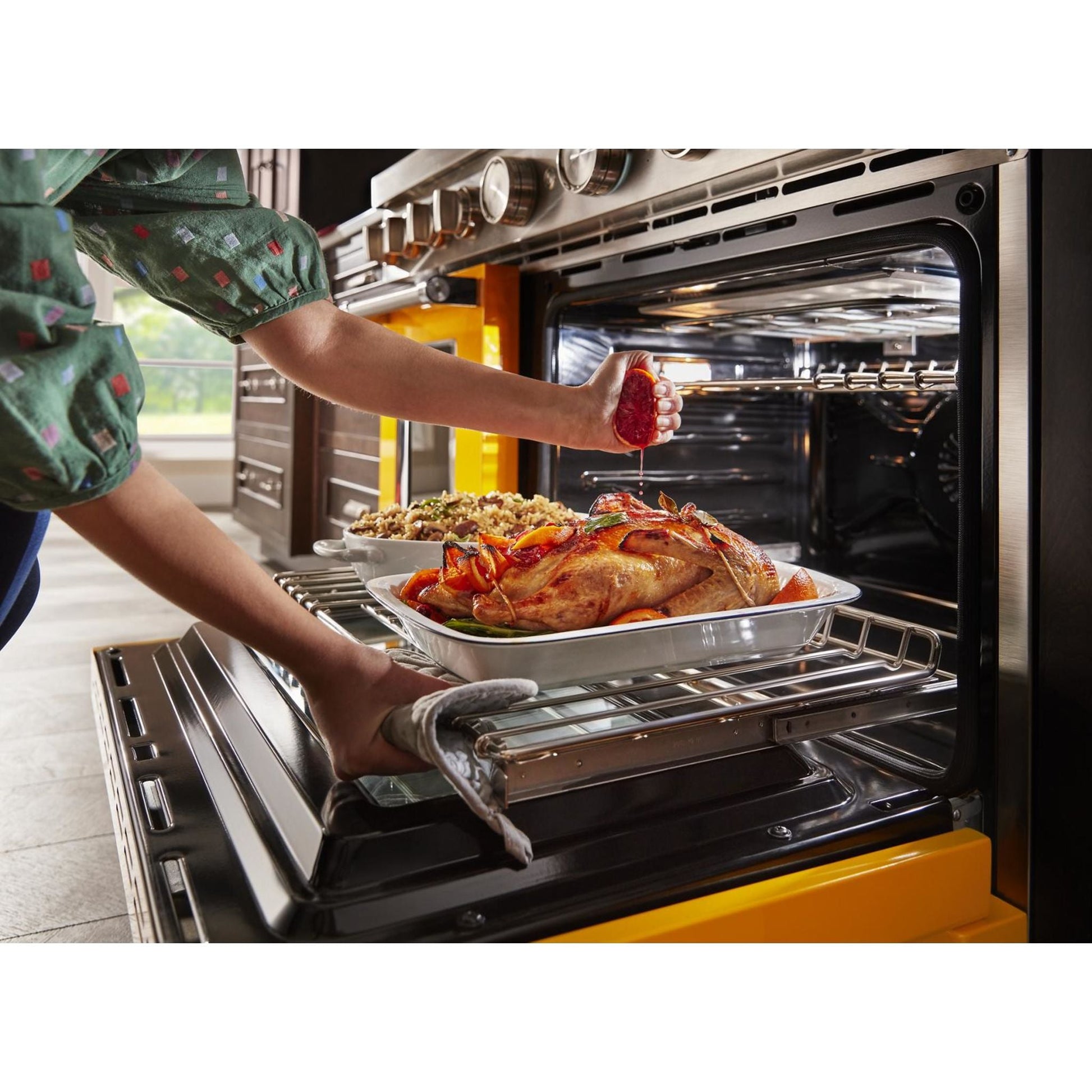 KitchenAid Dual Fuel Range (KFDC558JYP) - Yellow Pepper
