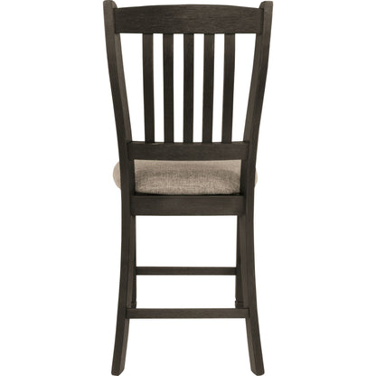 Tyler Creek Counter Stool - Black/Grey - (D736-124)
