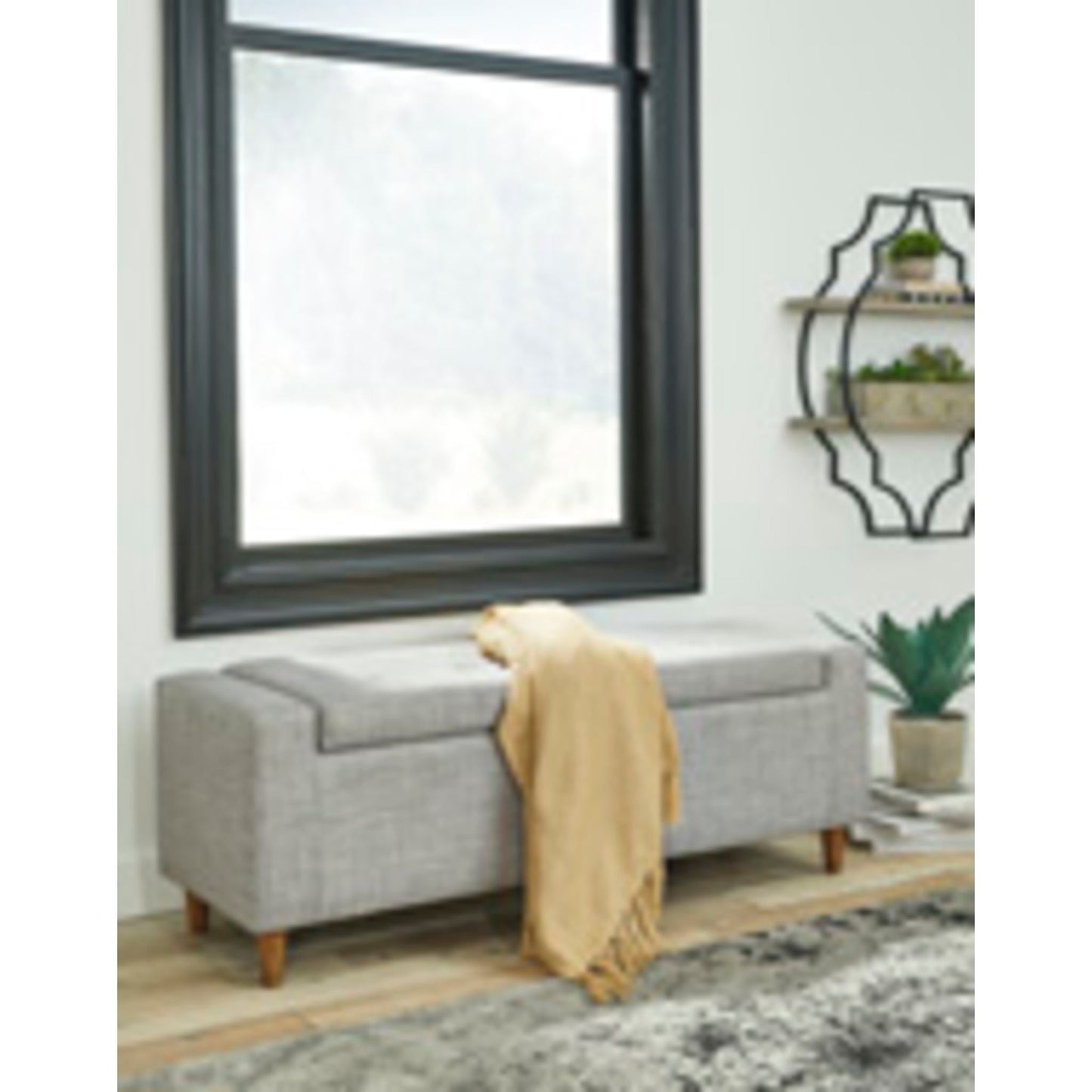 Winler Accent Ottoman - Light Gray