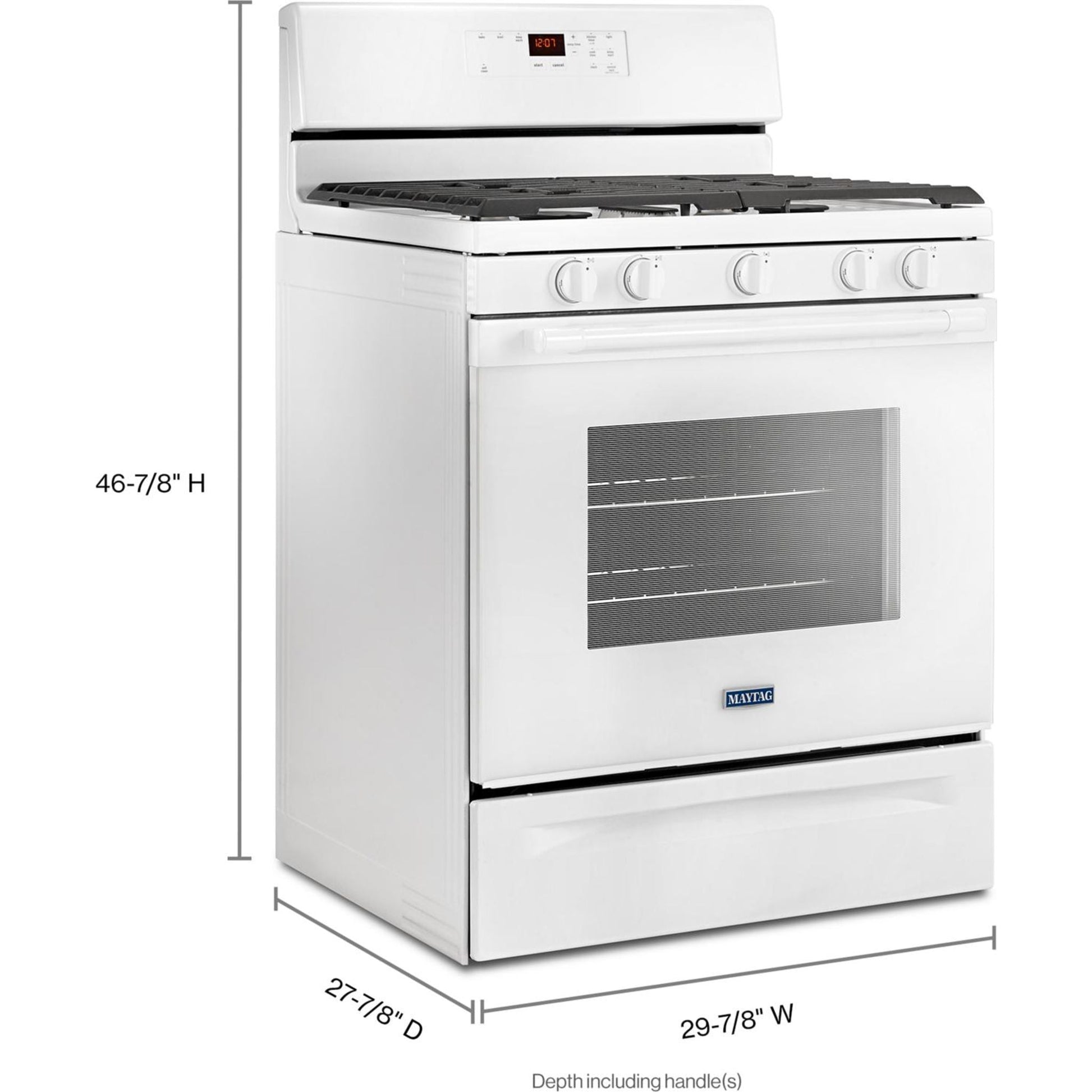 Maytag Gas Range (MGR6600FW) - White