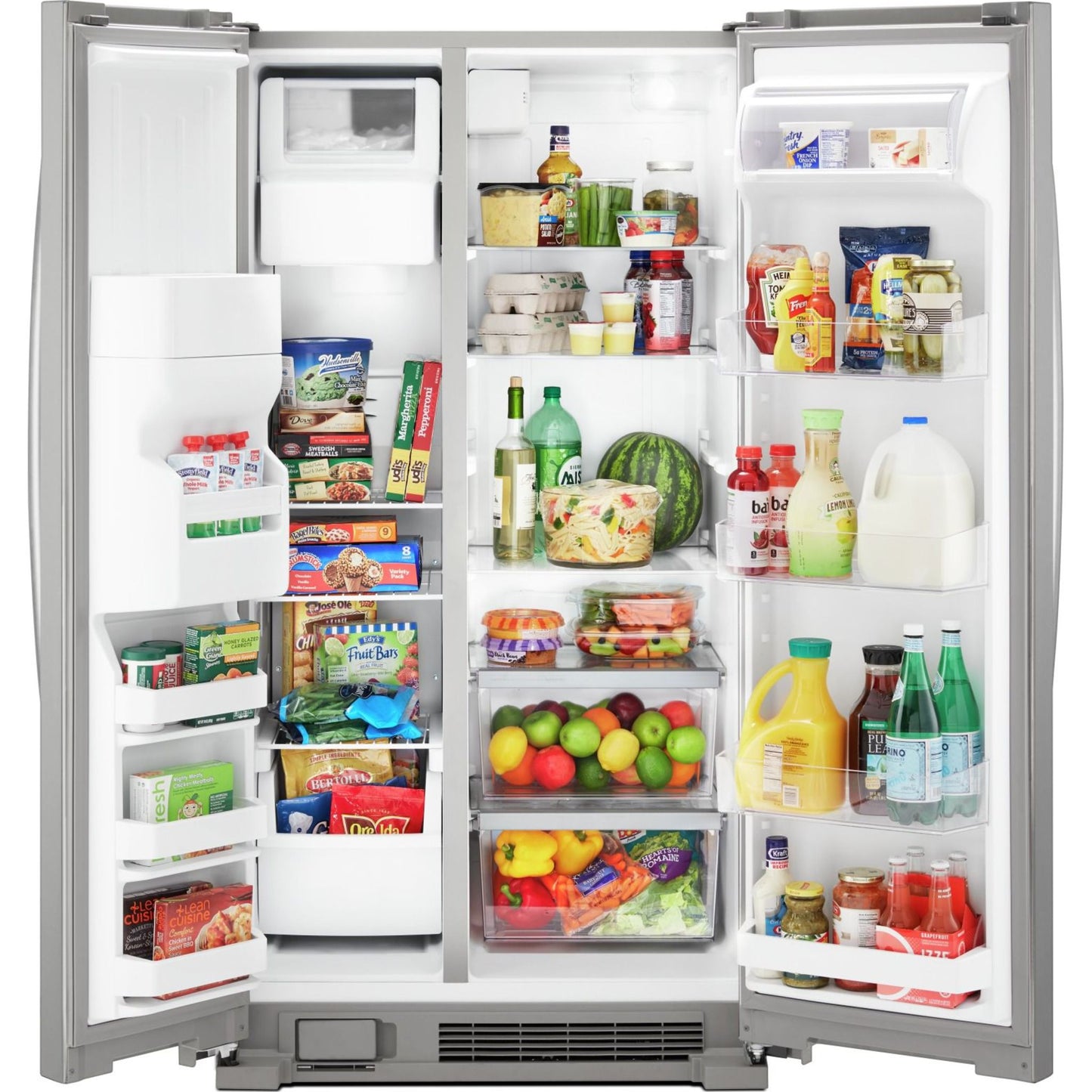 Whirlpool Side x Side Fridge (WRS335SDHM) - Stainless Steel