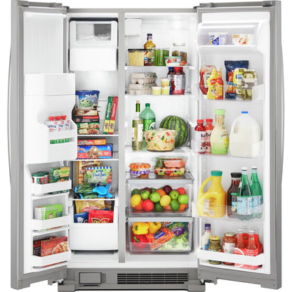 Whirlpool Side x Side Fridge (WRS335SDHM) - Stainless Steel