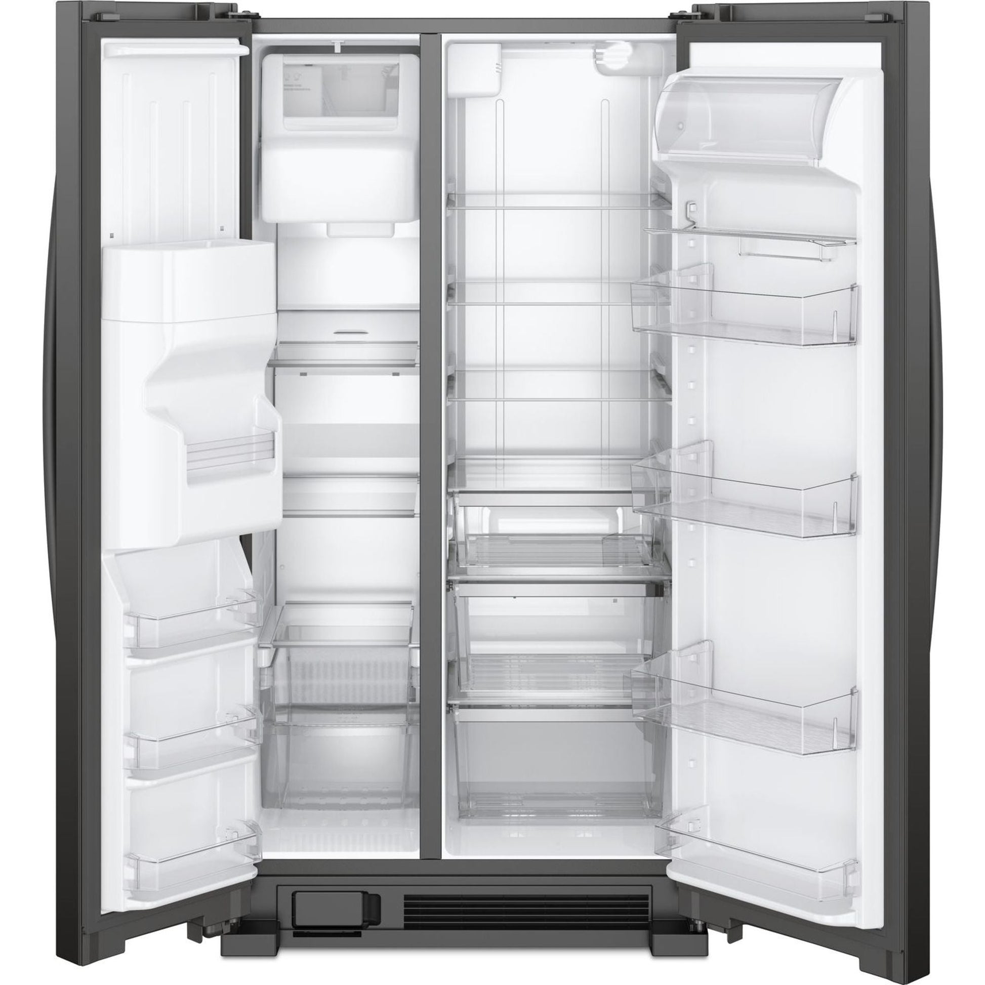 Whirlpool Side x Side Fridge (WRS321SDHB) - Black