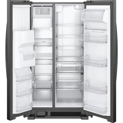 Whirlpool Side x Side Fridge (WRS321SDHB) - Black
