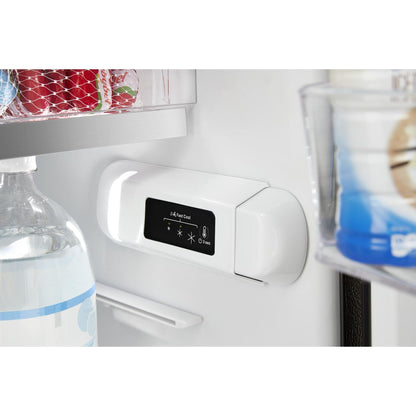 Whirlpool Top Mount Fridge (WRT312CZJV) - Black Stainless
