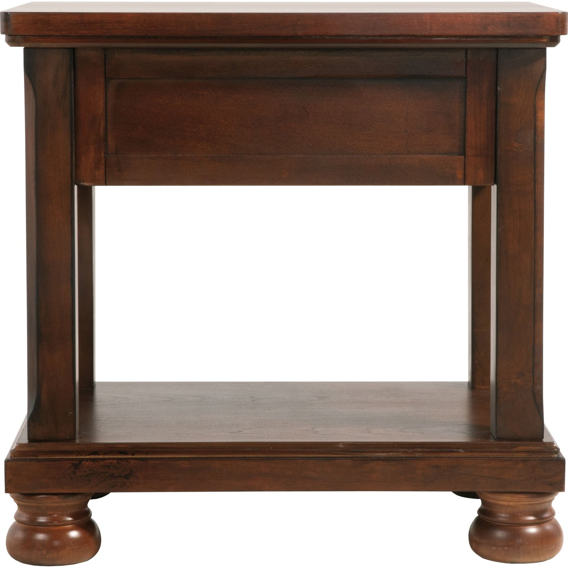 Porter End Table - Rustic Brown
