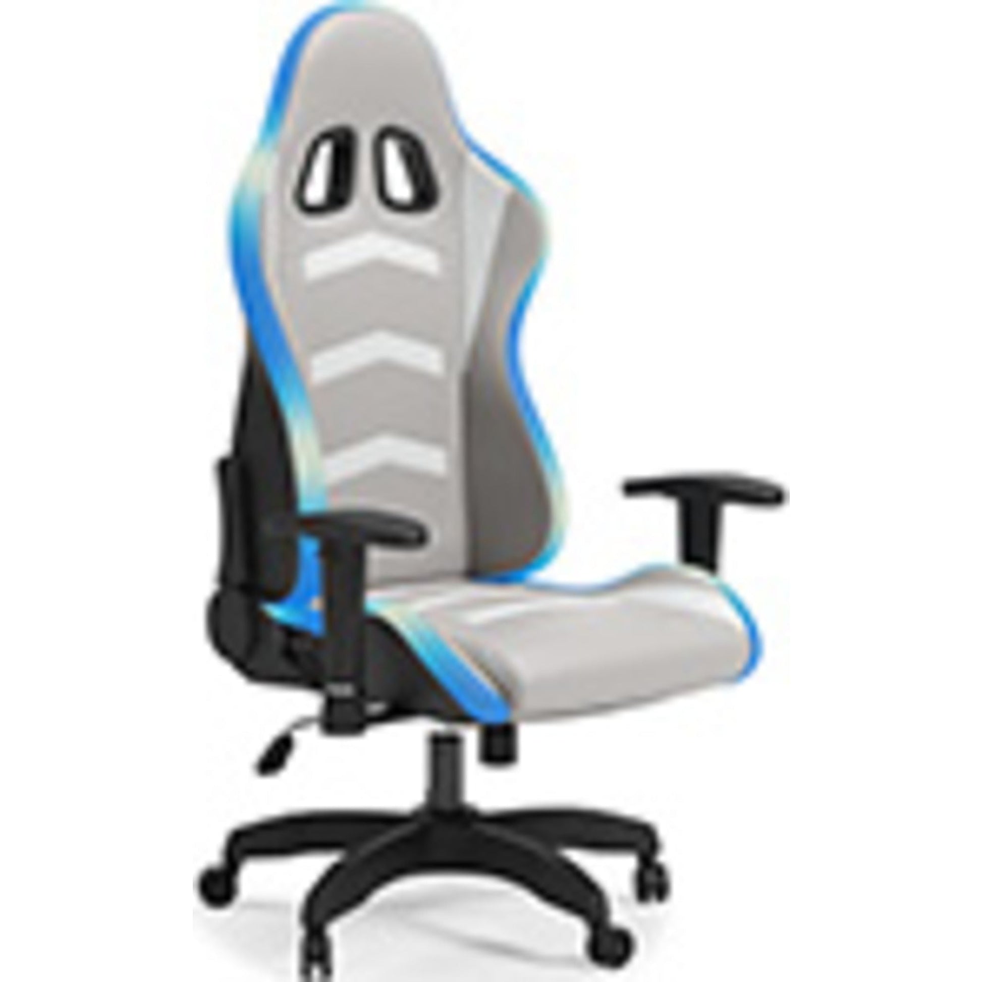 Lynxtyn Office Chair - White/Gray