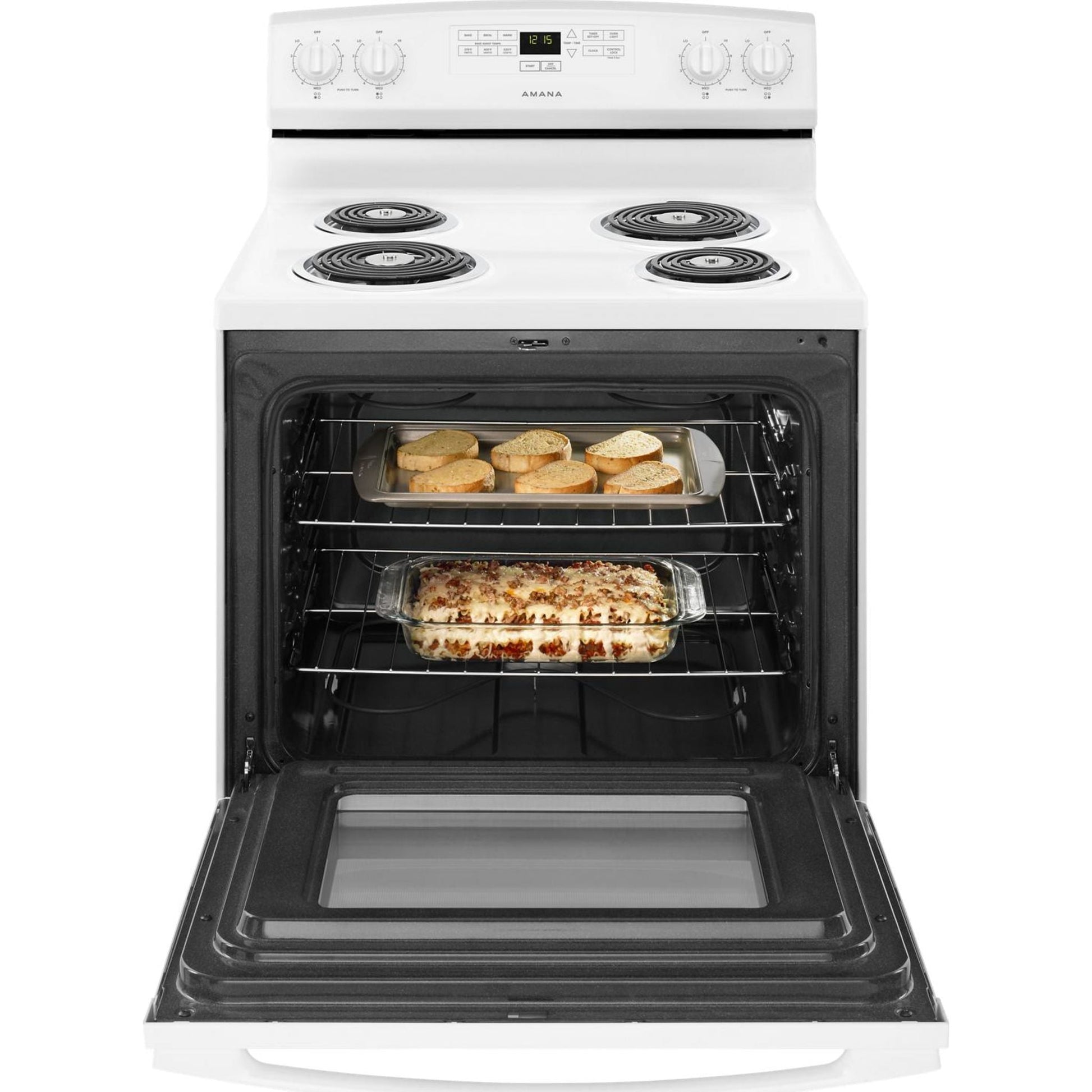 Amana 30" Electric Range (YACR4303MFW) - White