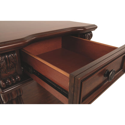 Alymere End Table - Rustic Brown