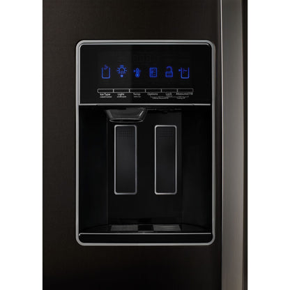 Whirlpool Side x Side Fridge (WRS571CIHV) - Black Stainless