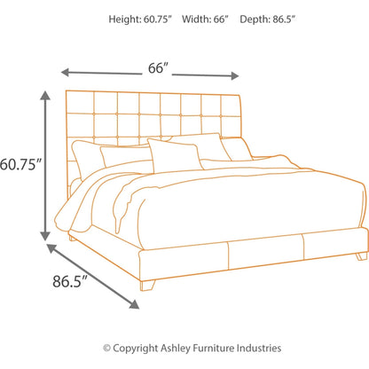 Dolante Upholstered Bed - Beige