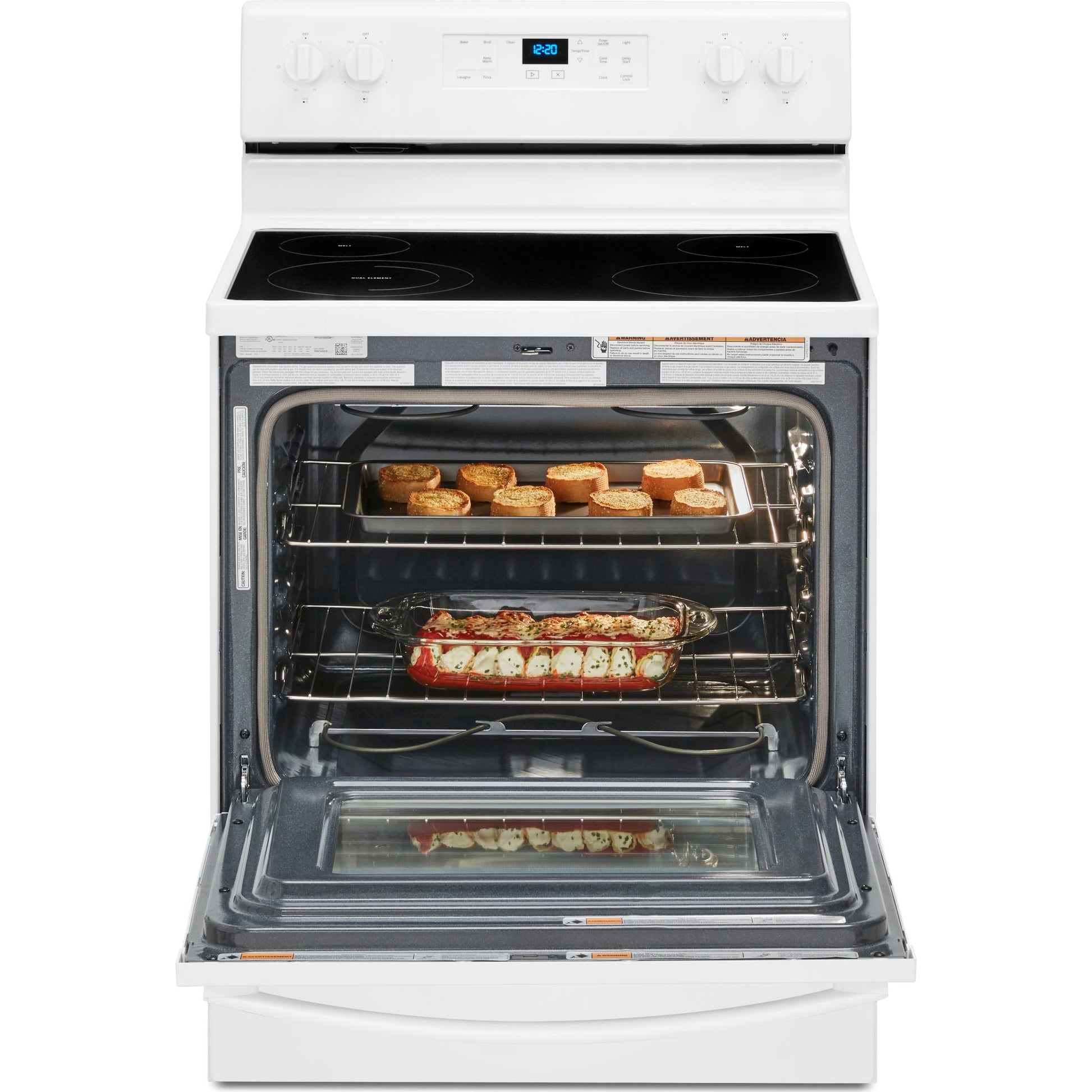 Whirlpool Self Clean Range (YWFE515S0JW) - White