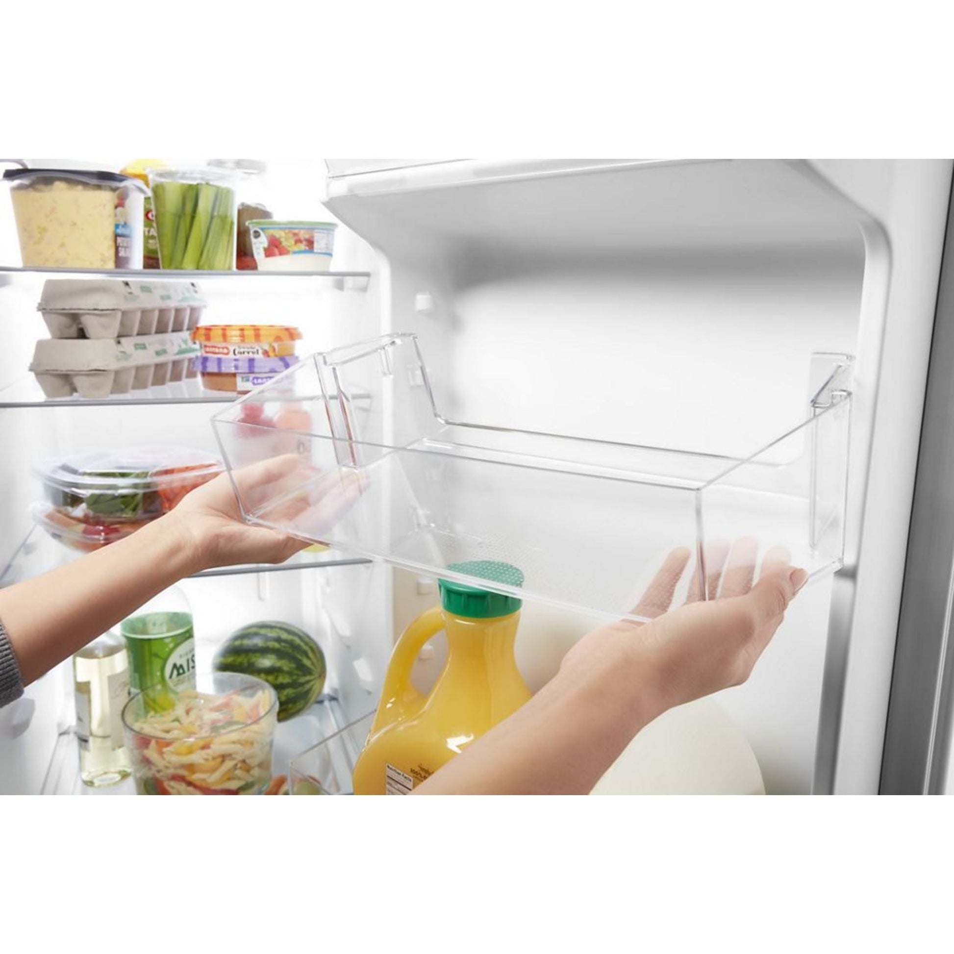 Whirlpool Side x Side Fridge (WRS321SDHW) - White