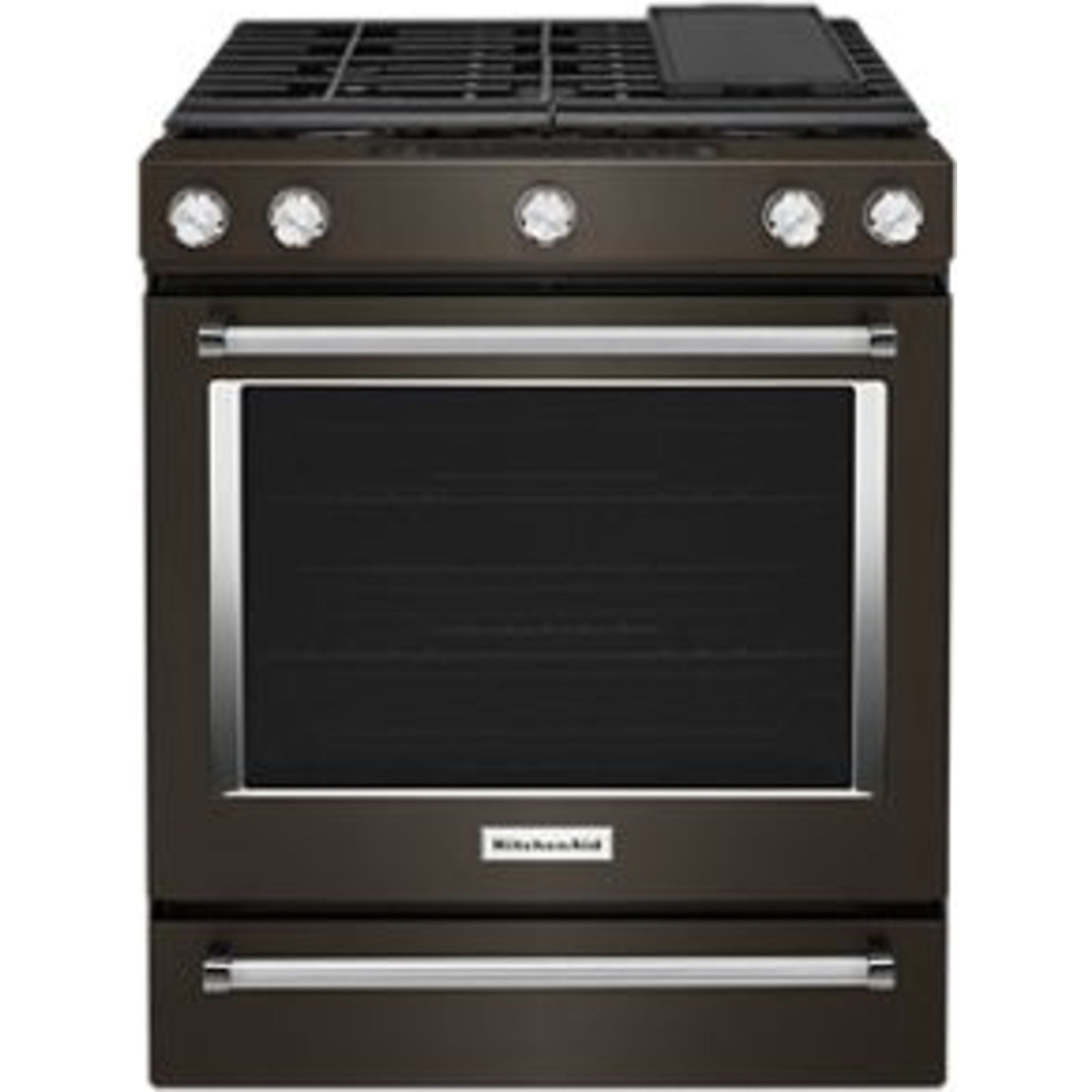KitchenAid Gas Range (KSGG700EBS) - Black Stainless Steel