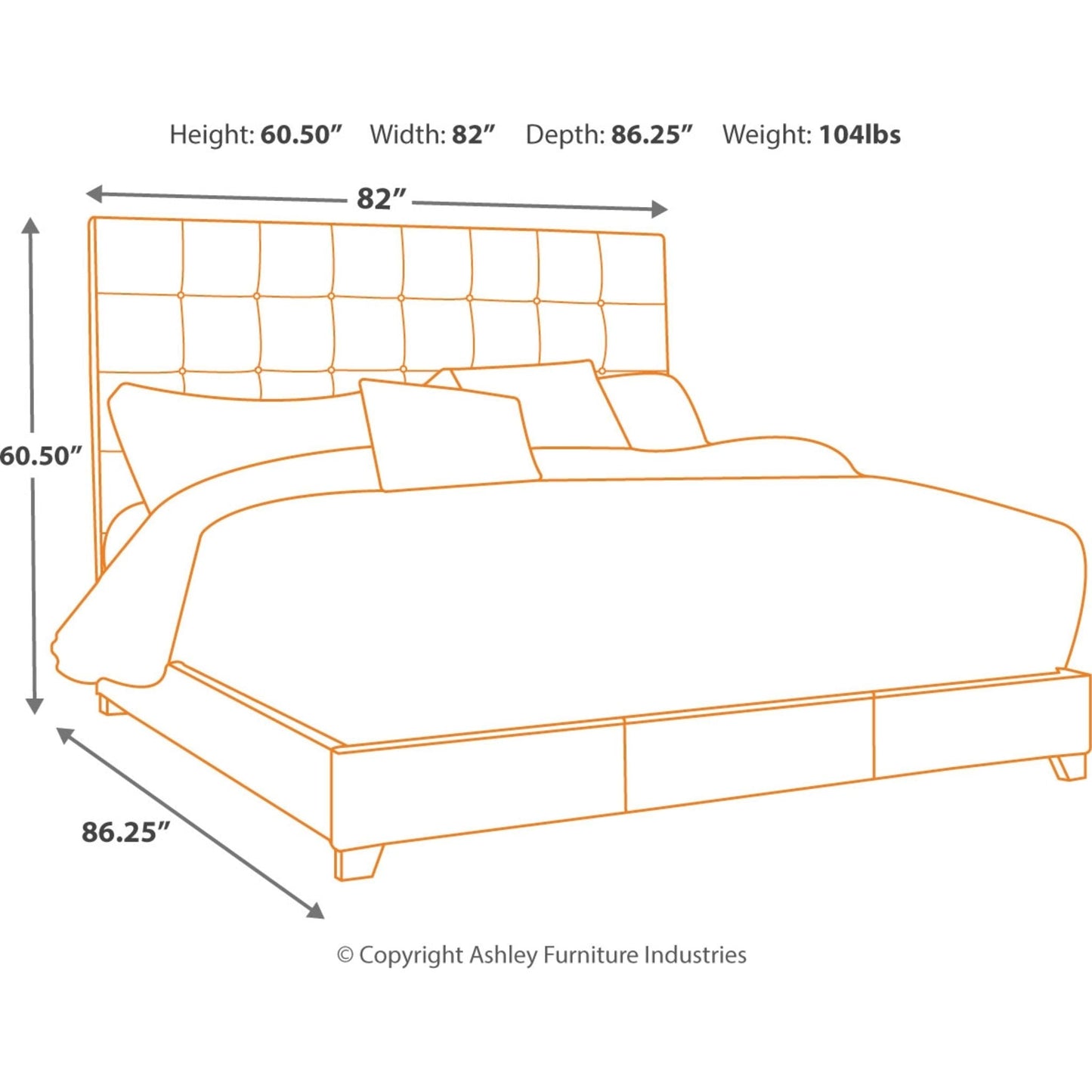 Dolante Upholstered Bed