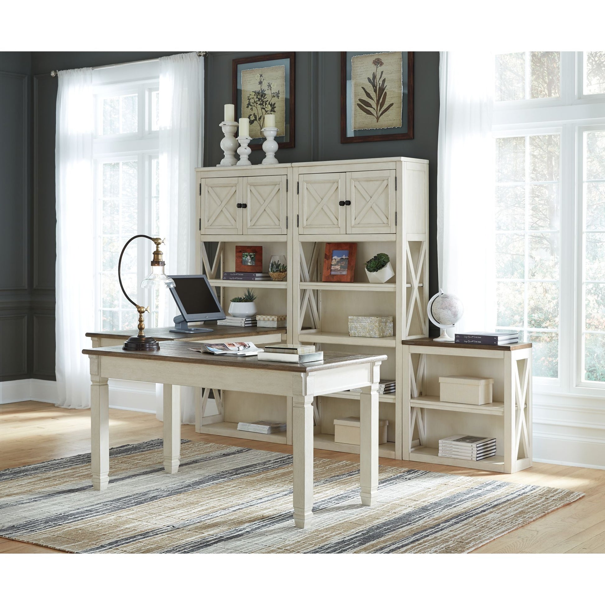 Bolanburg Desk - Two-tone