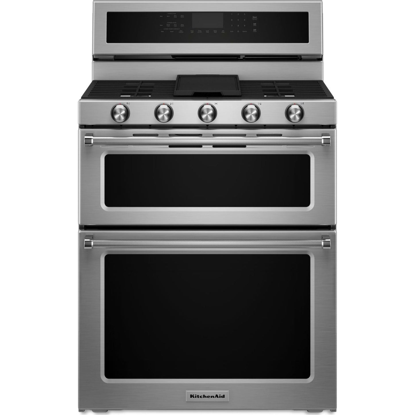 KitchenAid Double Oven Range (KFGD500ESS) - Stainless Steel